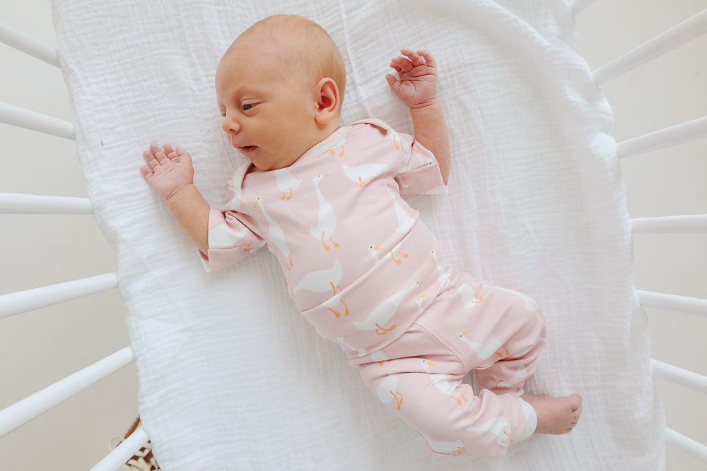 Goosie Baby Pants - Soft & Comfortable Cotton Pants for Infants & Toddlers - Perfect for Playtime, Daycare & Family Outings
