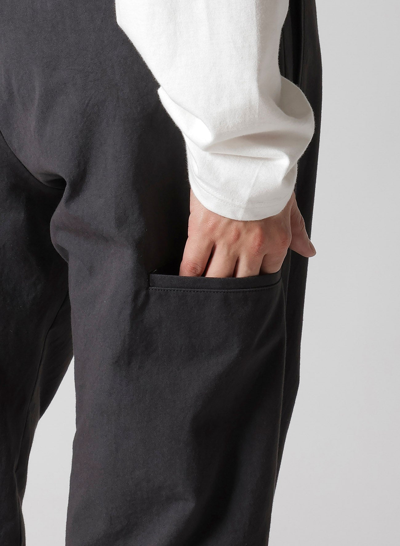 Slim Fit Poplin Pants with Tab Detail - Stylish & Comfortable for Casual Wear, Office & Travel
