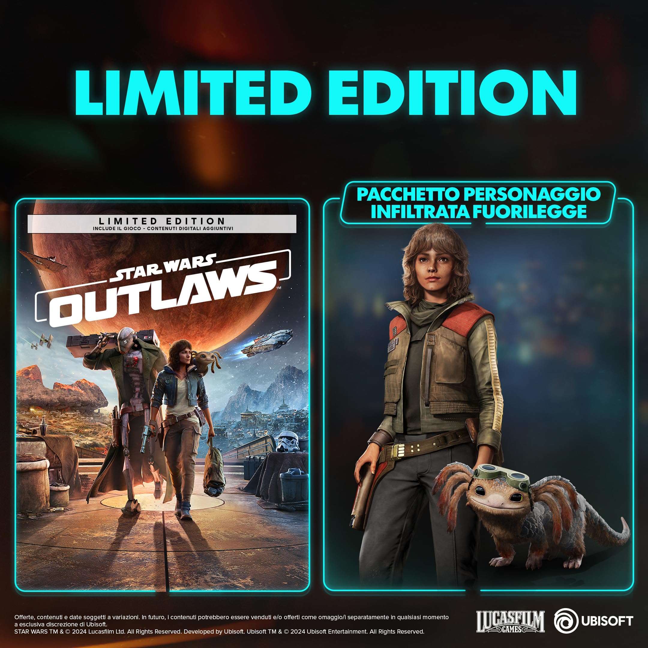 Star Wars Outlaws Limited Edition Xbox Series X - Exclusive Amazon Collector's Edition | Perfect for Gaming Enthusiasts & Star Wars Fans