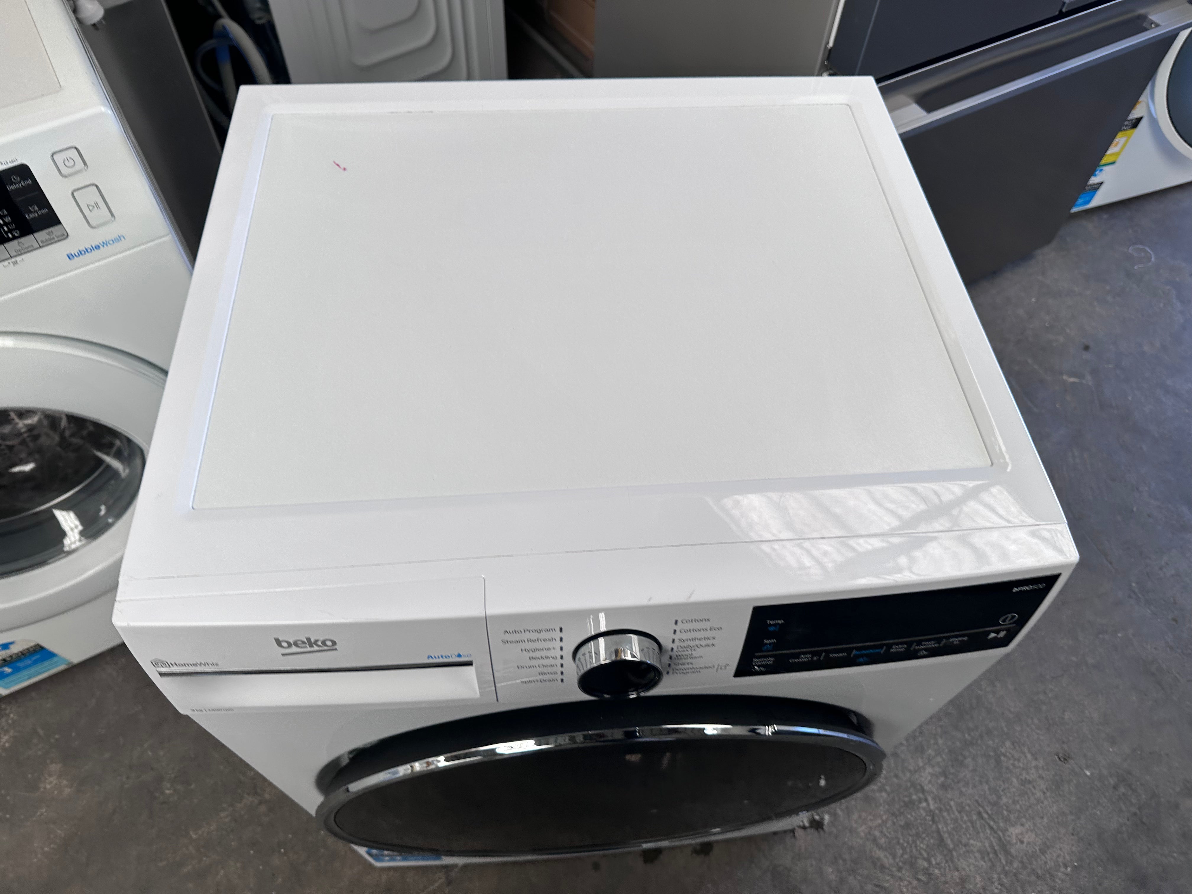 Beko BFLB902ADW 9kg Auto Dose Front Load Washing Machine - Energy Efficient, Quiet Operation - Perfect for Apartments & Small Homes (Factory Second)