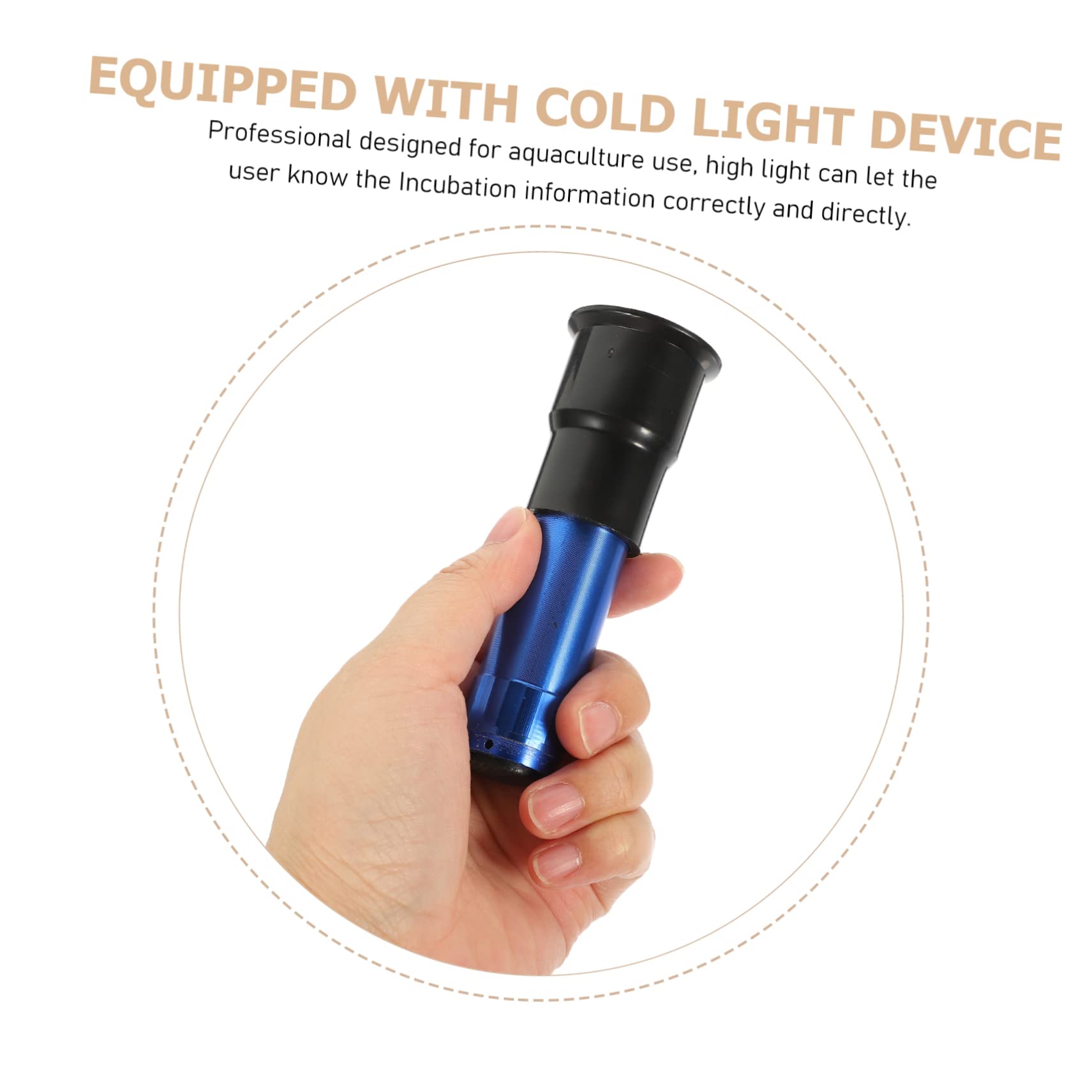 Professional Handheld Egg Candler Lamp - Poultry Incubation Light for Chicken & Quail Eggs Testing | Portable Egg Candling Tool for Farmers & Hobbyists | Perfect for Home Hatcheries & Farm Use