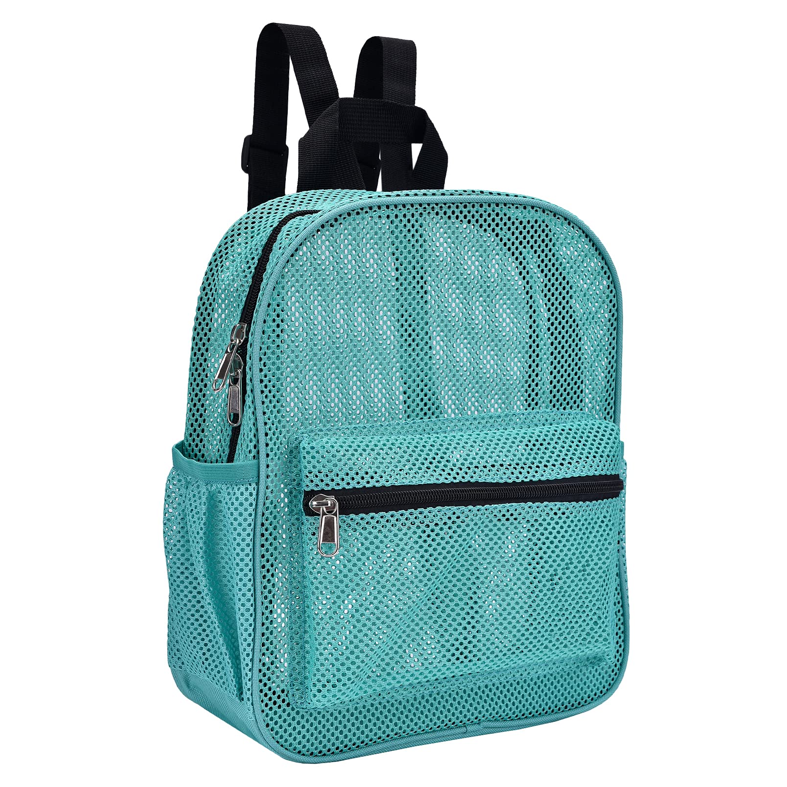 Lightweight Semi-Transparent Mesh Backpack - Breathable Small Daypack for Beach, Swimming, Travel & Outdoor Sports | Perfect for Gym, Hiking, Festival & Vacation Essentials
