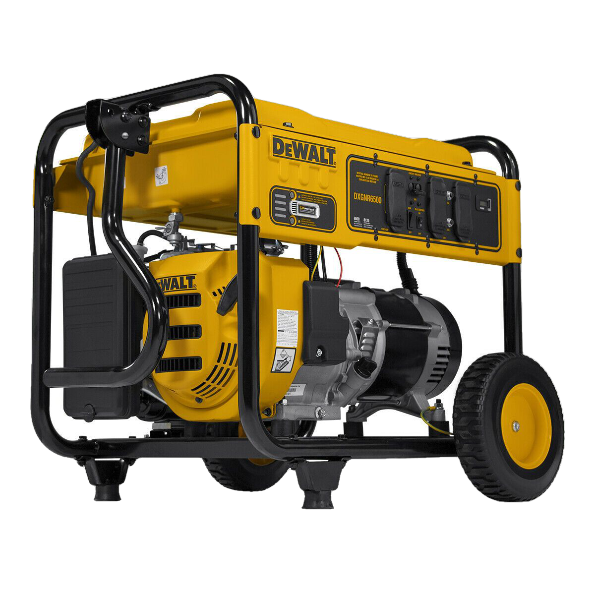 **Dewalt DXGNR6500 6500W/8750W Portable Generator with CARB Auto Idle & CO Protect - Reliable Power for Home, Job Site, and Emergency Backup**