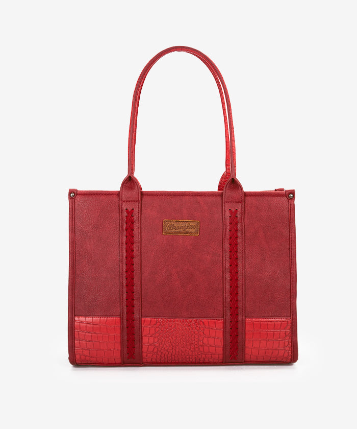 Wrangler Cow Print Crossbody Tote Bag for Women - Stylish Western Handbag for Everyday Use, Shopping & Travel