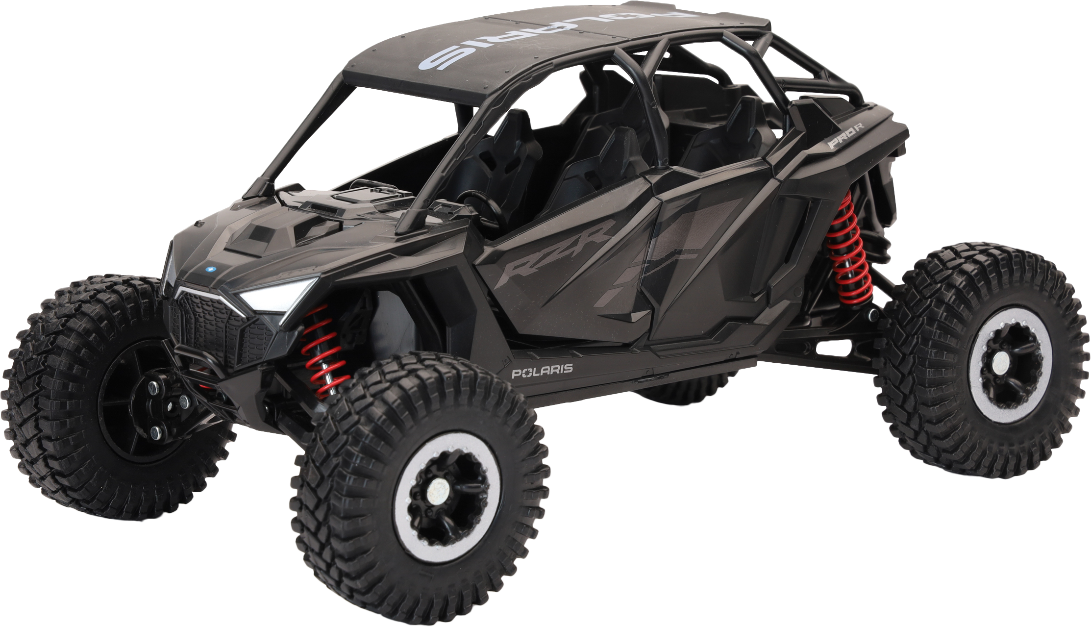 1:18 Scale Polaris RZR Pro R4 Rock Crawler RC Car - Stealth Black Off-Road Vehicle for Adults & Kids - Perfect for Trail Riding, Backyard Racing & Off-Road Adventure Collection