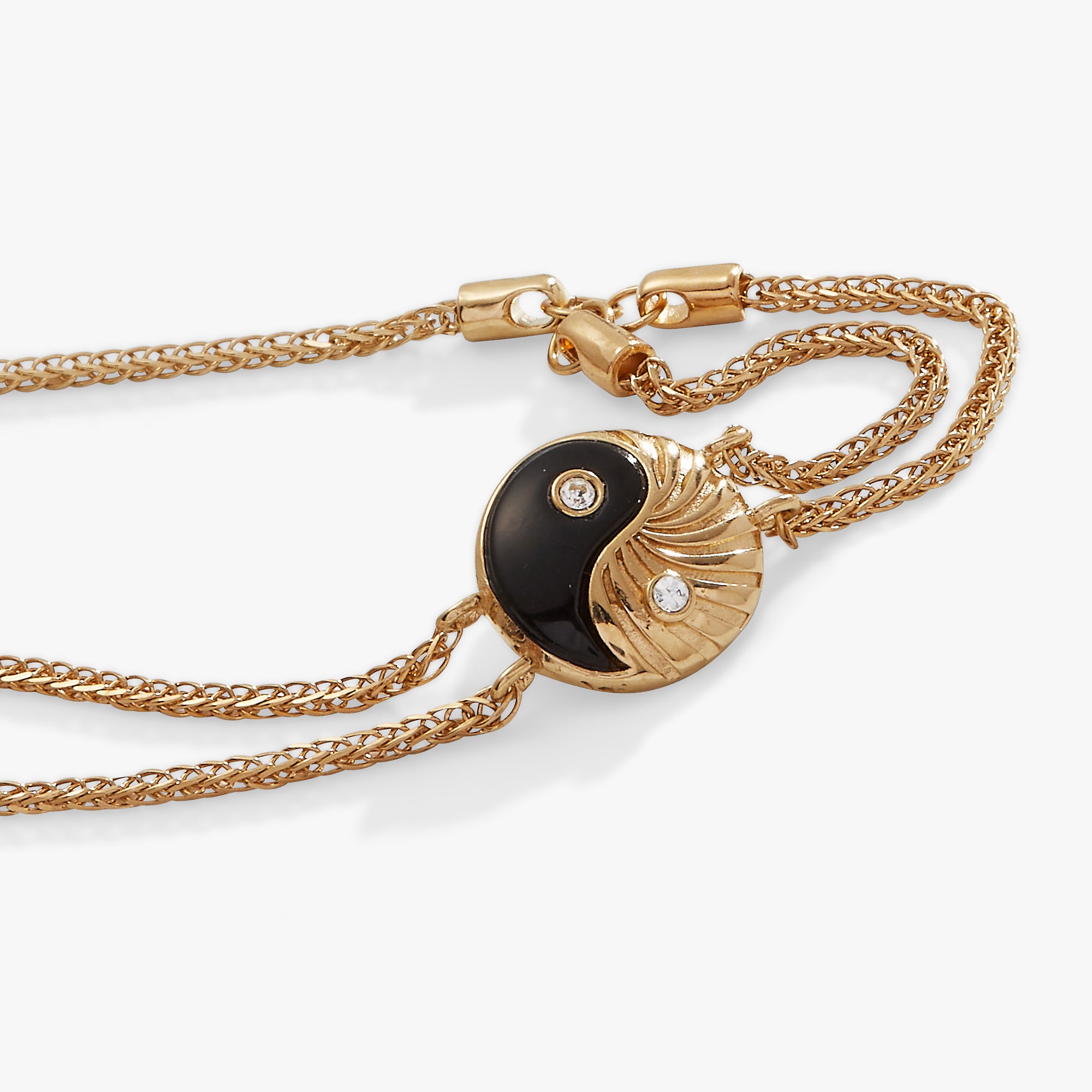 Black Onyx Yin Yang Bracelet for Women - Natural Stone Healing Jewelry for Meditation, Yoga & Spiritual Balance