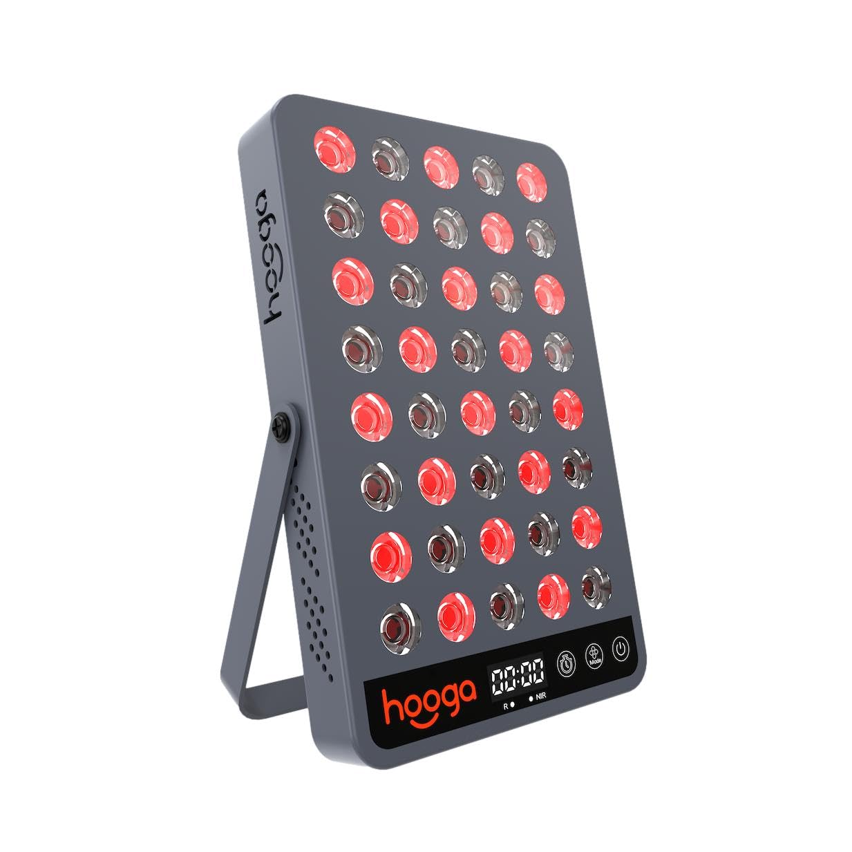 Hooga HG200 Red Light Therapy Device - 660nm & 850nm Dual Wavelength Near Infrared Light Therapy Panel with Timer & Stand | Clinical Grade for Skin Rejuvenation, Pain Relief, Muscle Recovery | Home & Professional Use for Face, Body, Joint Pain Relief & Anti-Aging Treatment