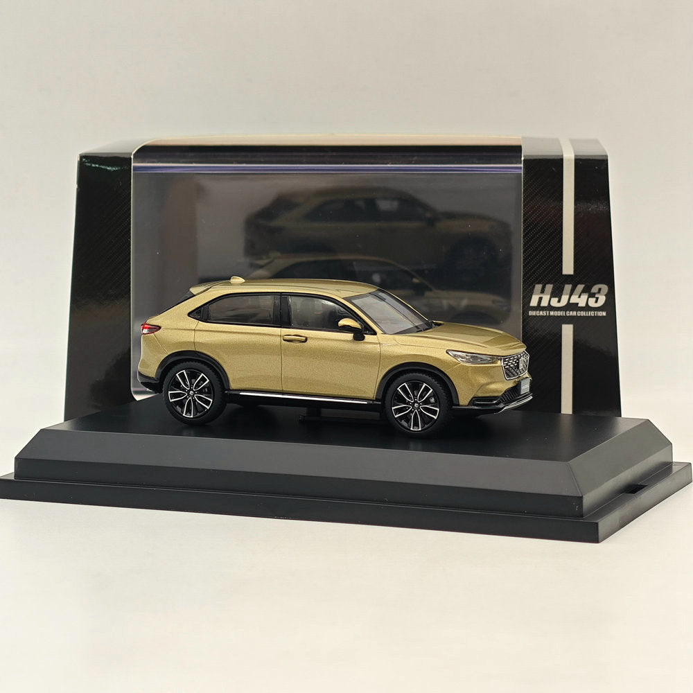 1/43 Scale Hobby Japan VEZEL Sand Khaki Diecast Model Car - Limited Edition Collectible for Car Enthusiasts | Perfect for Display, Gifts, and Model Car Collections