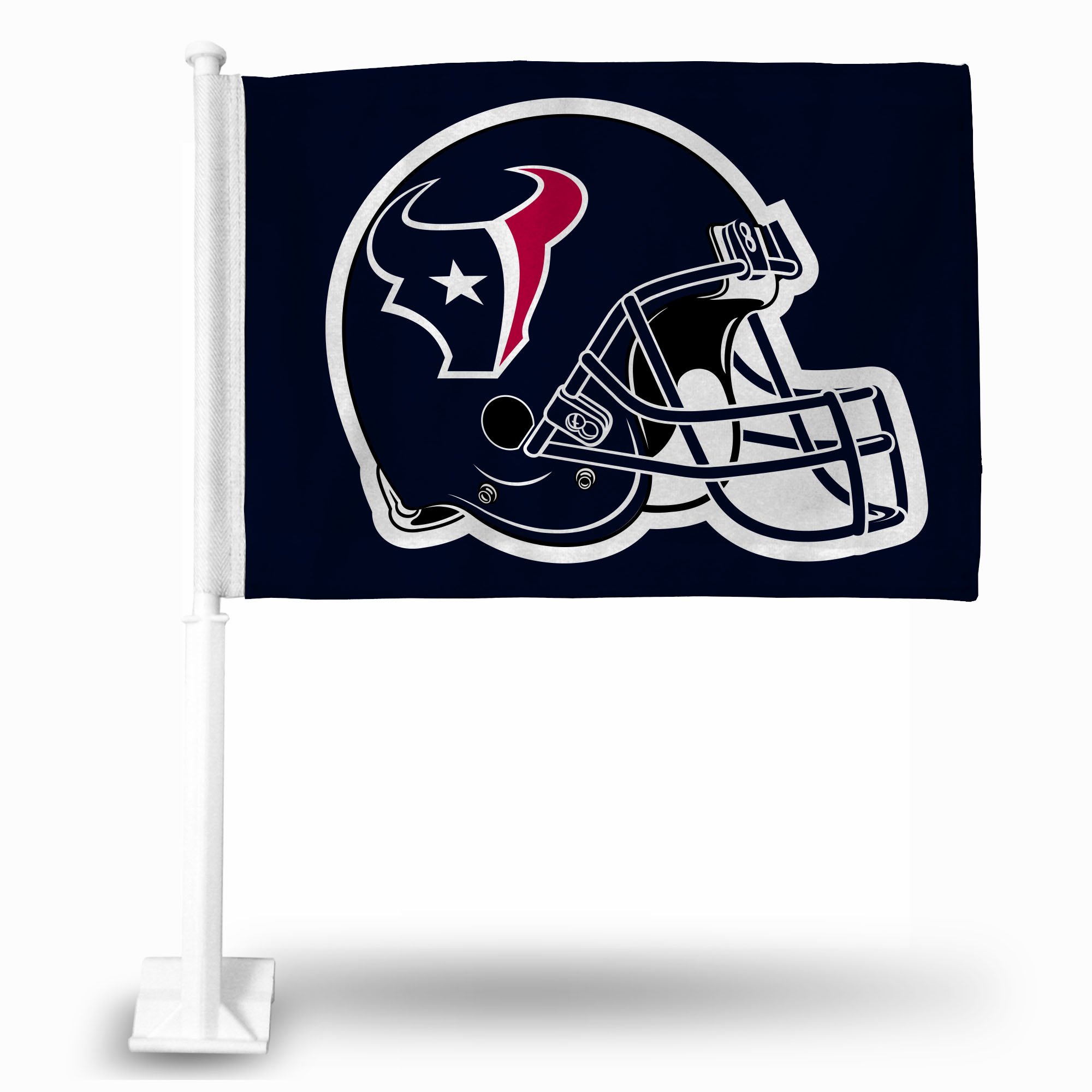 NFL Car Flag Double Sided - Officially Licensed Team Logo - Durable Polyester Car Accessory for Game Day Tailgating & Road Trips
