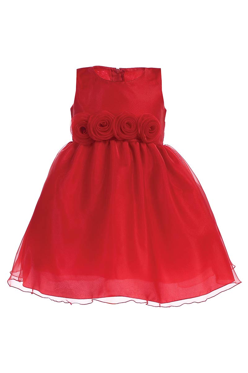 Pink Princess Christmas Dresses for Girls - Gold, Silver, Purple & Red Toddler Holiday Outfits - Made in USA - Perfect for Holiday Parties & Family Photos
