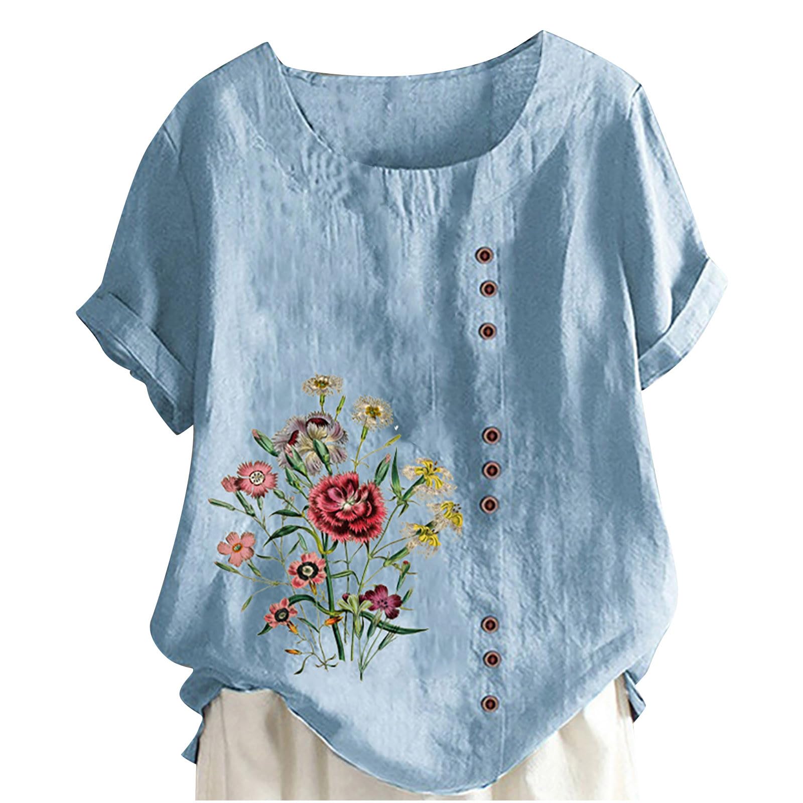 Women's Summer 2-Piece Outfit Set - Short Sleeve Lounge & Vacation Matching Sets | Casual Beachwear, Travel Clothes, and Relaxing Home Wear