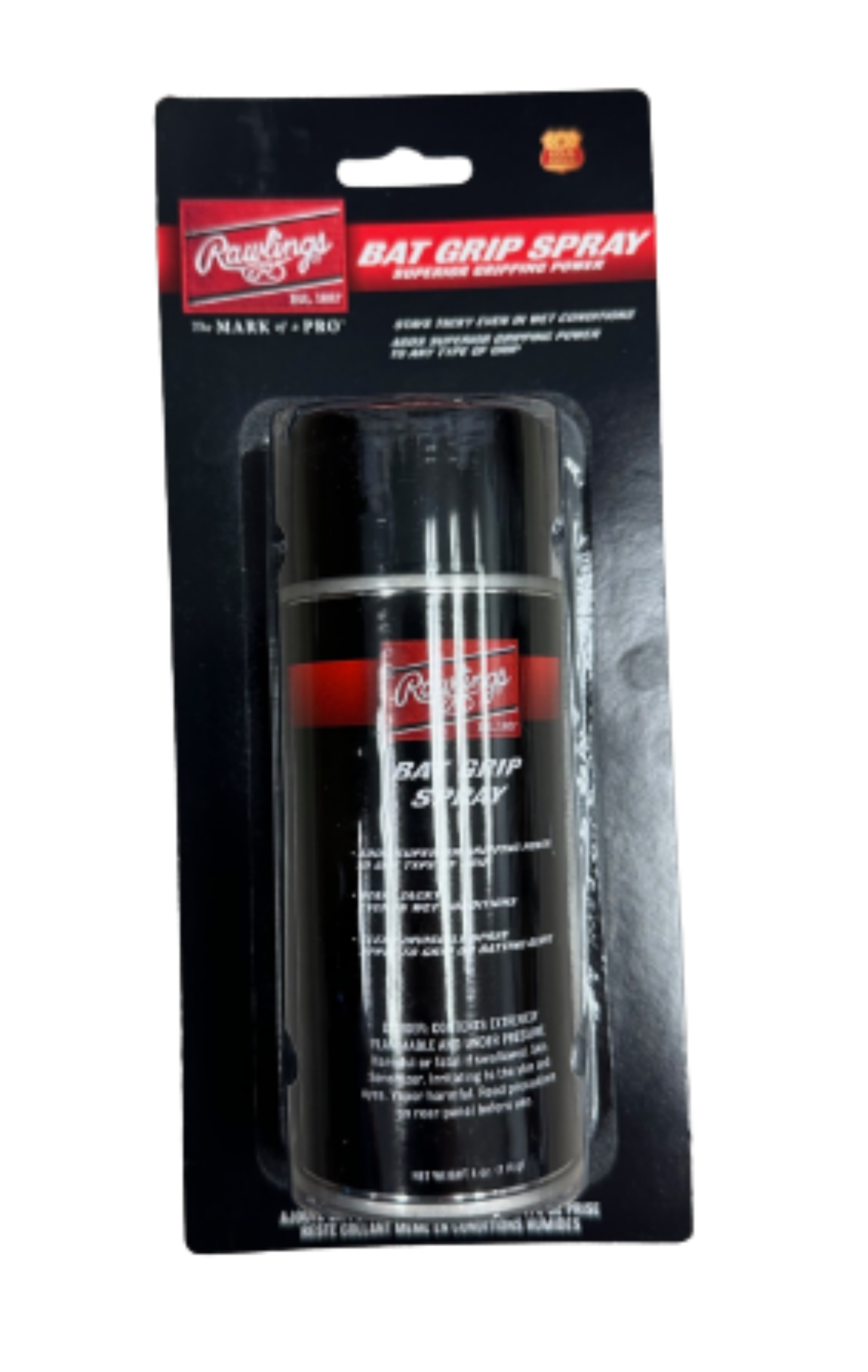 Rawlings Hitter's Grip Spray - Non-Slip Batting Grip Enhancer for Baseball & Softball | Improves Control & Swing Performance | Perfect for Training & Games