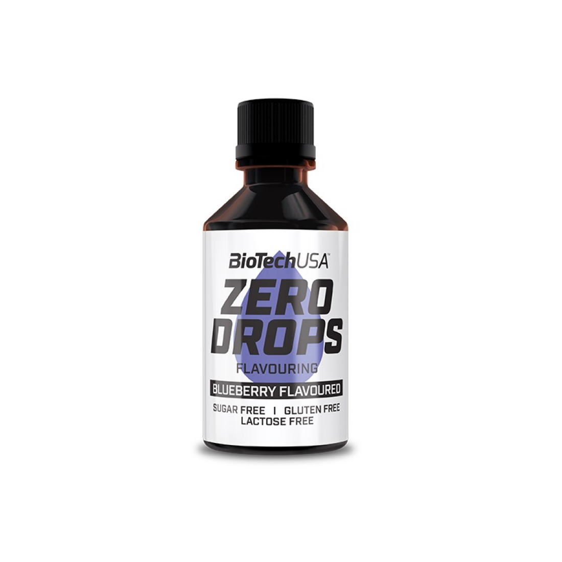 BioTech USA Zero Drops 50ml - Sugar-Free Flavor Enhancer for Coffee, Tea & Baking | Zero Calorie Sweetener Drops for Keto & Diabetic Diet | Perfect for Home, Office & Gym Use