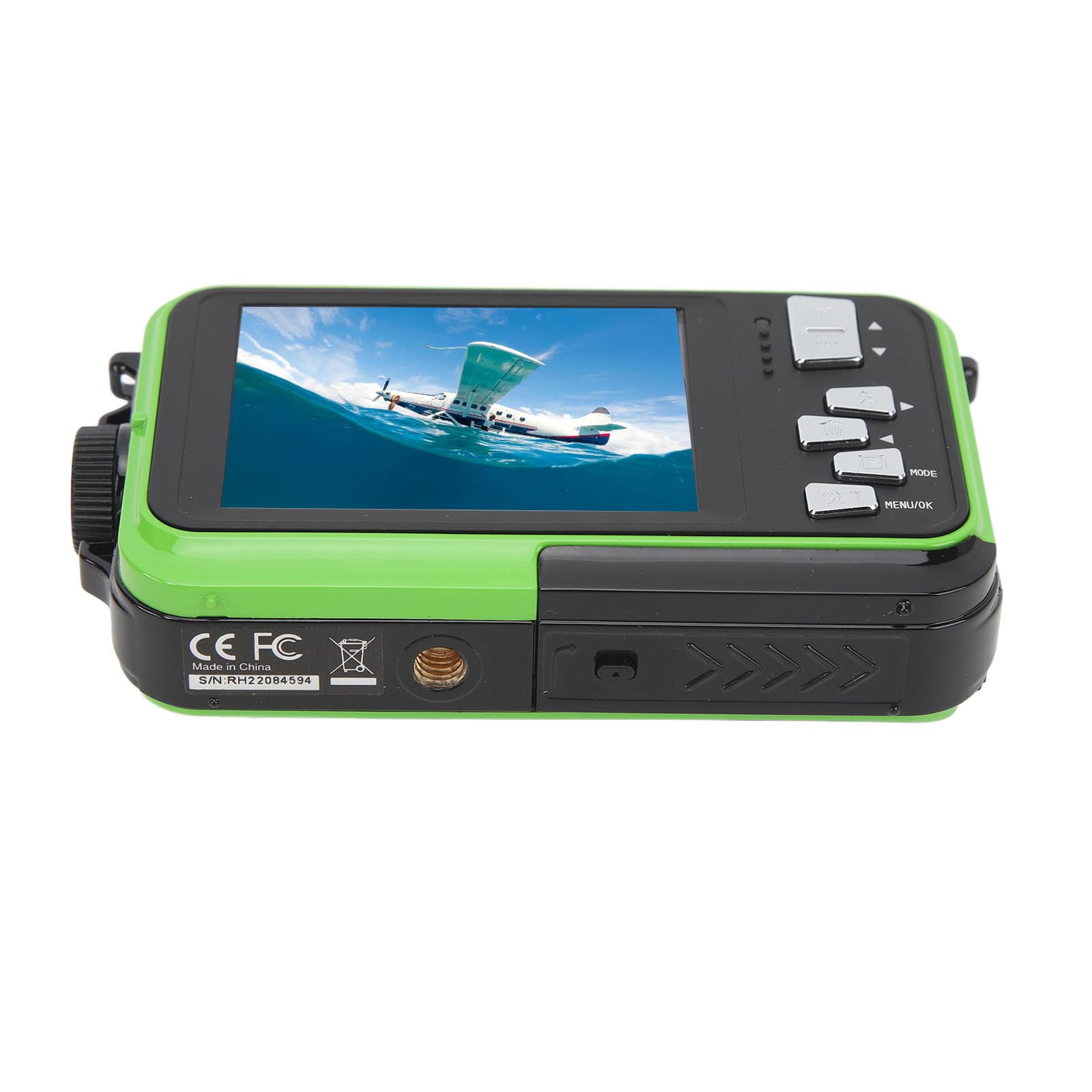 48MP 2.7K HD Digital Camera with 16X Zoom & Dual Screens - Compact Point and Shoot Camera for Beginners, Seniors & Travel - Perfect for Snorkeling, Hiking, Beach Vacations & Outdoor Adventures