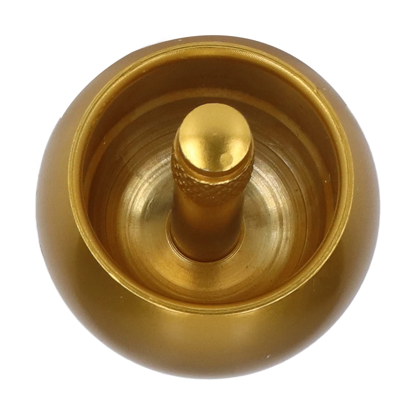 Premium Metal Gyro Mushroom Toy - Gold Spinning Top for Stress Relief & Focus Training | STEM Educational Gift for Kids & Adults | Office Desk Toy, Meditation Aid, Party Favor
