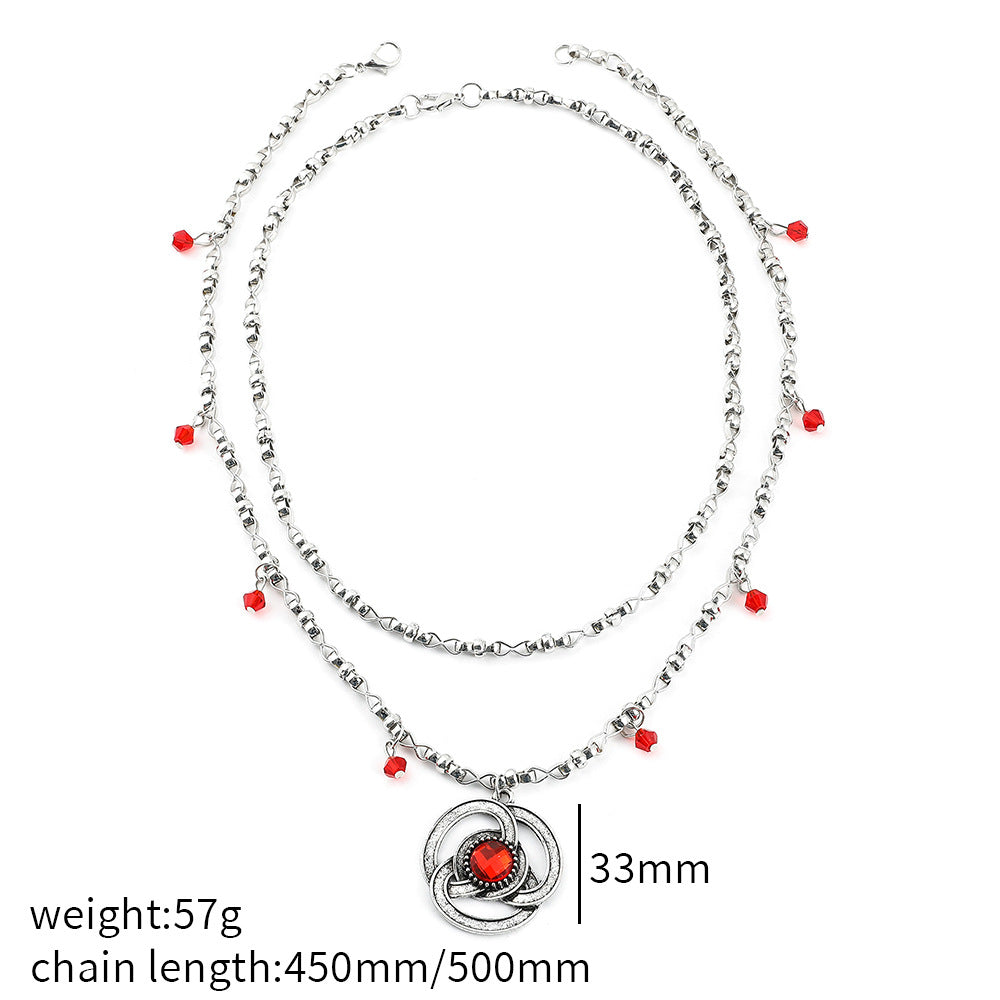 Elegant Alloy Silver Necklace for Women - Trendy Fashion Jewelry Gift for Her - Perfect for Date Night, Parties & Special Occasions