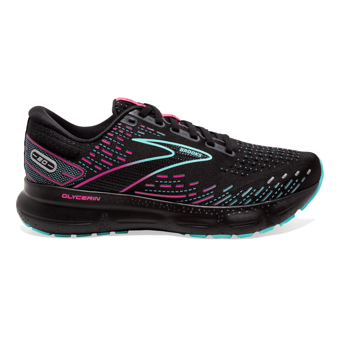 Brooks Glycerin 20 Women's Running Shoes - Premium Cushioned Road Running Sneakers for Women - Lightweight & Supportive for Long Distance, Marathon Training & Everyday Jogging