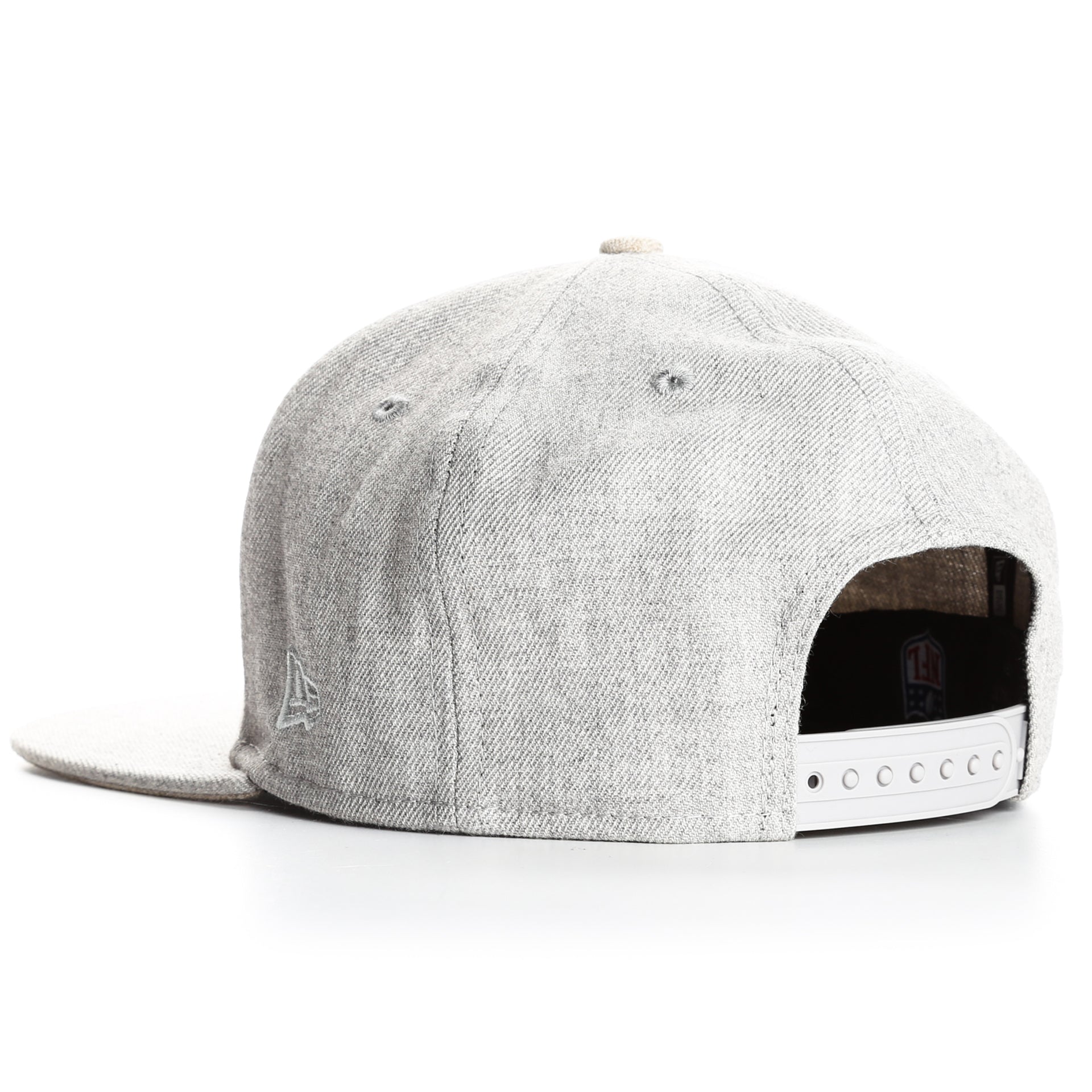 New Era 9Fifty Heather Hype Snapback Oakland Raiders Hat - Adjustable Heather Grey Baseball Cap for Men & Women - Perfect for Game Day, Sports Events & Streetwear Fashion