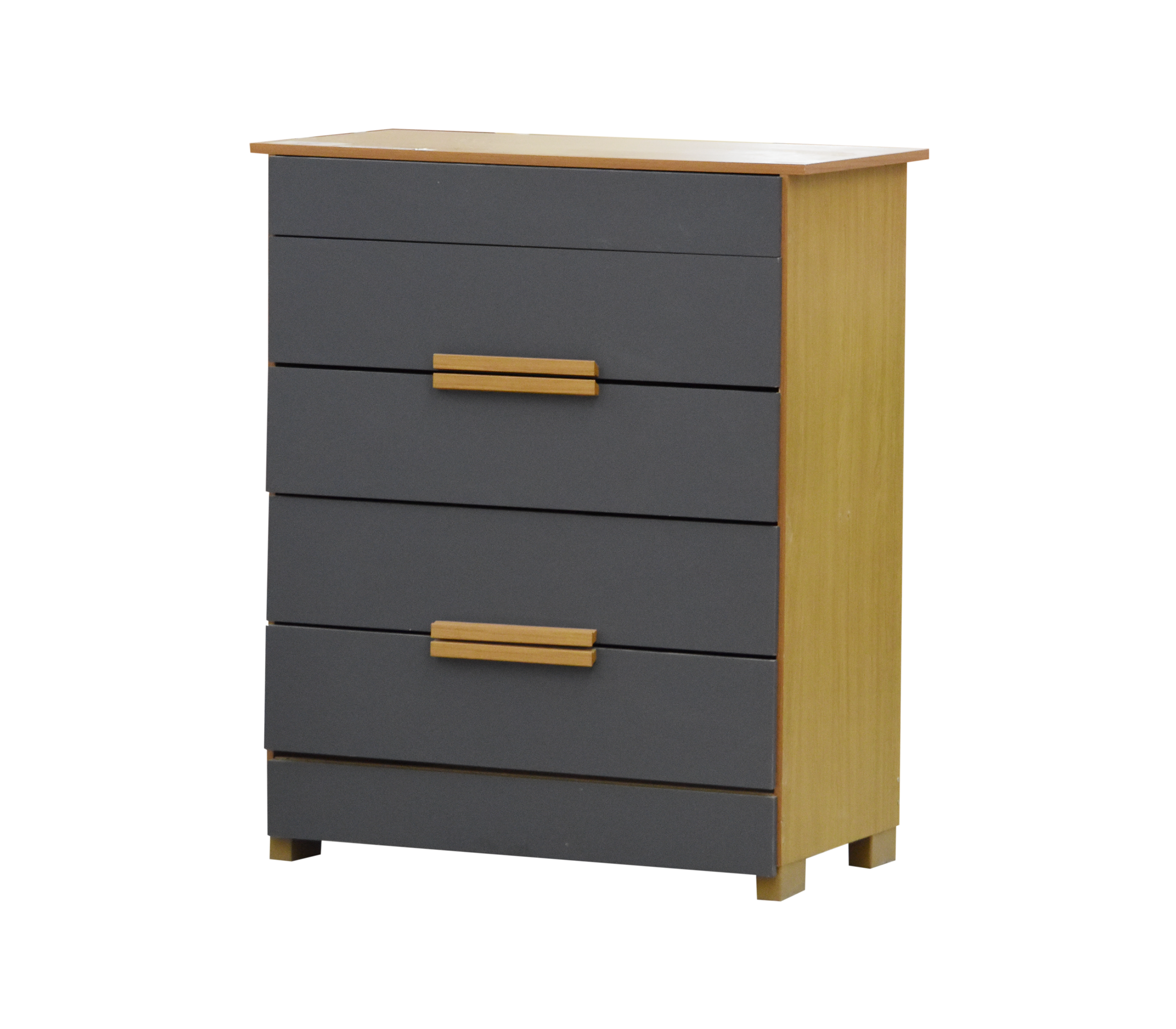 Gavetero 997031.4 - Modern Wooden Dresser with 4 Drawers for Bedroom Storage | Perfect for Home Organization & Closet Space Saving