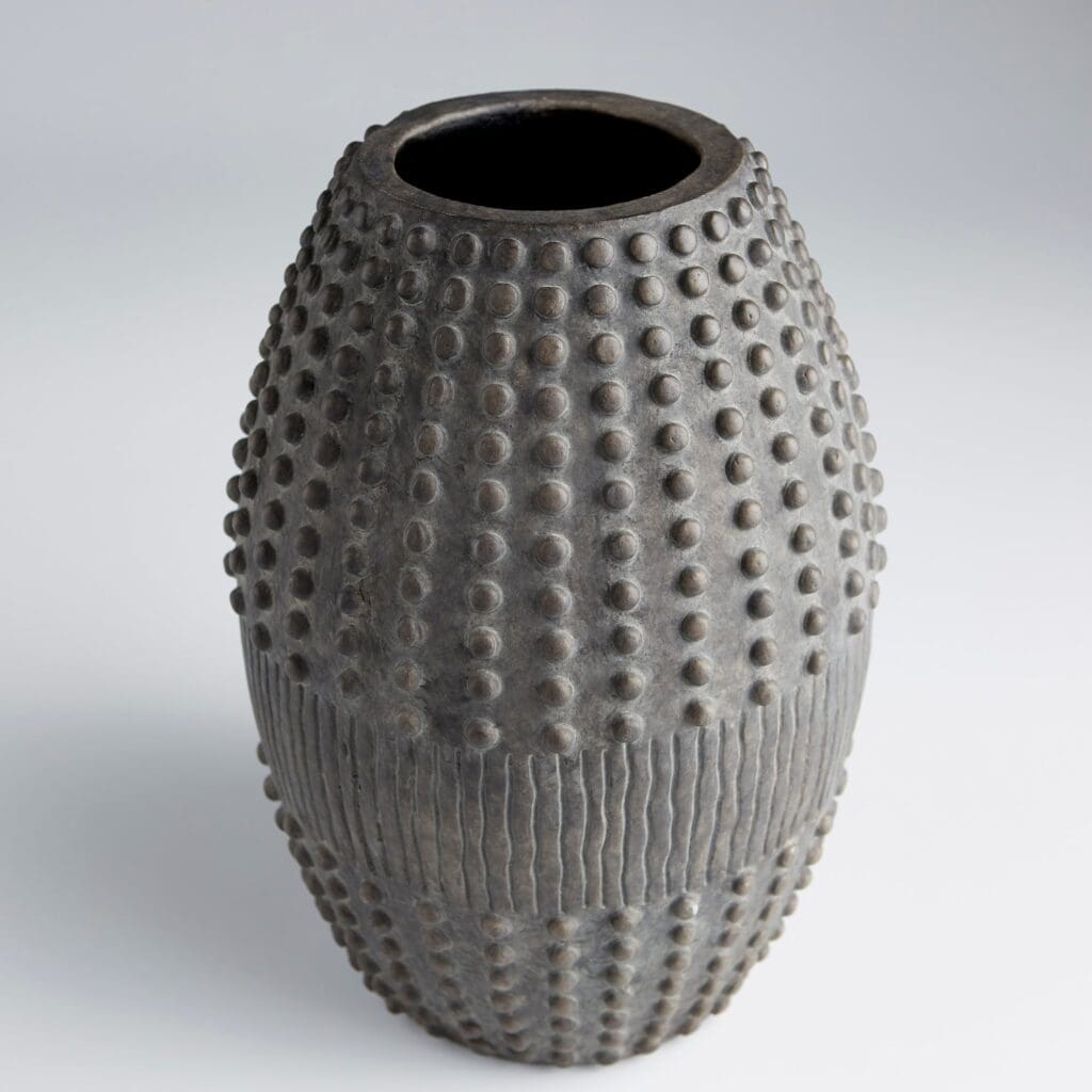 Cyan Design 10996 Scoria Planter - Modern Gray Small Flower Pot for Indoor Plants | Home & Office Decor | Perfect for Succulents, Herbs and Tabletop Displays