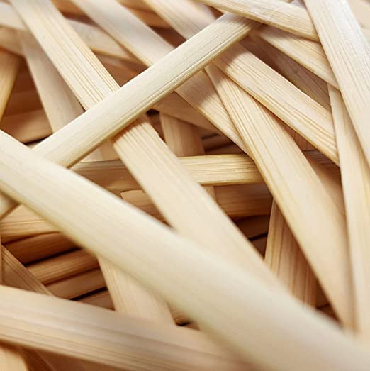 SWASTHA HYGIENE 5.5 Inch Natural Wooden Stir Sticks for Drinks, Cocktails, Coffee & Tea - Eco-Friendly Bamboo Stirrers for Bars, Cafes & Home Use - Pack of 50 - Perfect for Mixing Beverages, Iced Coffee & Hot Drinks