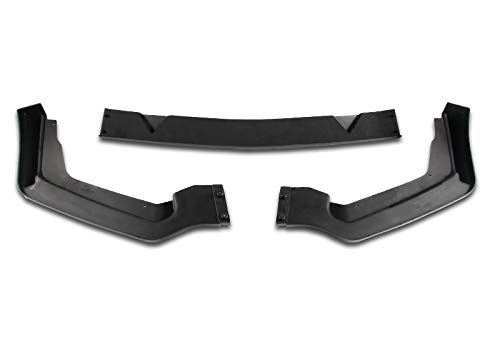 Q1-TECH Front Bumper Lip Spoiler for 2014-2017 Infiniti Q50 - Glossy Black ABS Body Kit Splitter | Enhances Aerodynamics & Sporty Look for Street Racing & Car Shows