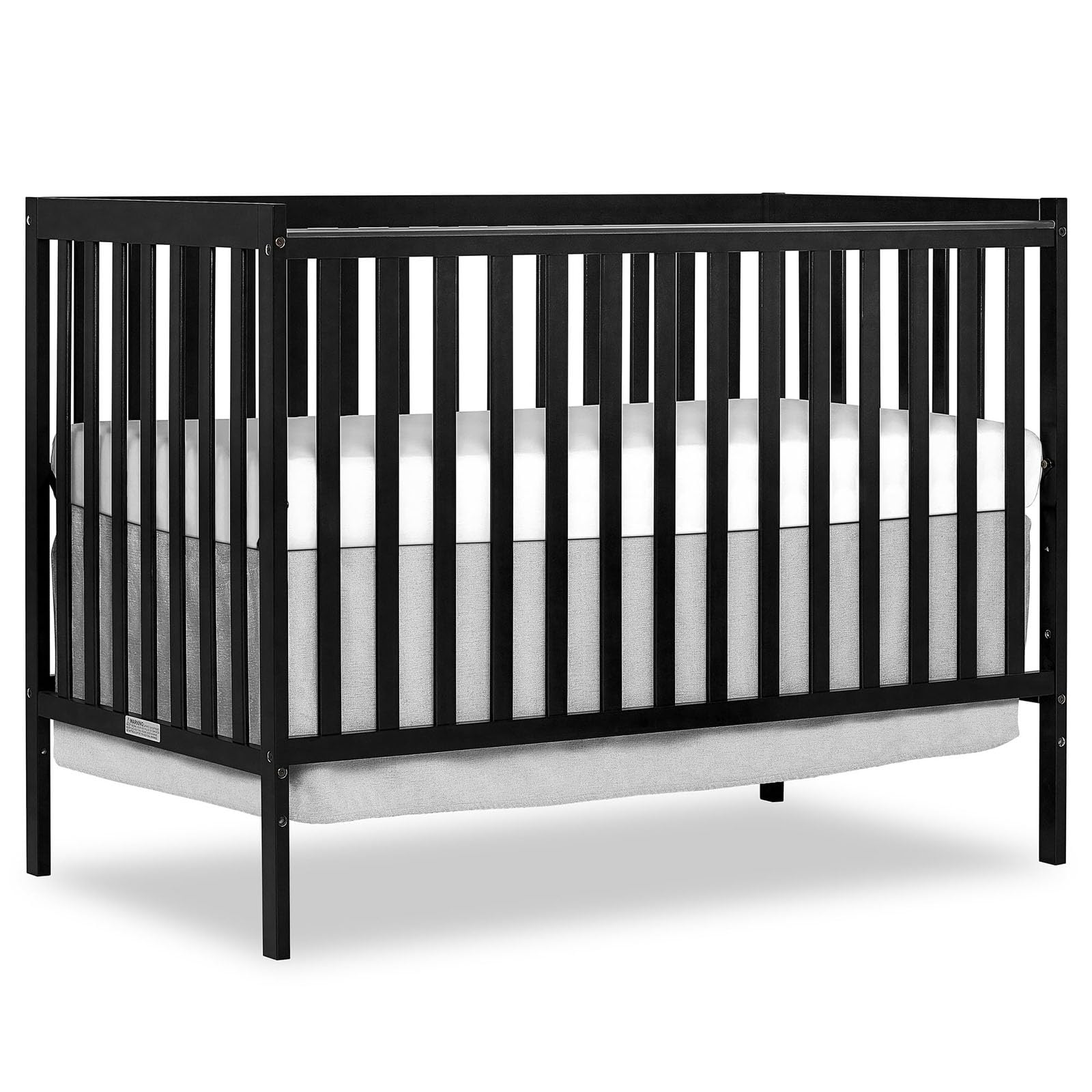 5-in-1 Convertible Baby Crib to Toddler Bed & Full Size Bed Frame - Safe Nursery Furniture for Boys & Girls - Perfect for Newborns, Infants & Growing Kids (Mattress Not Included) | Ideal for Nursery Rooms, Daycare Centers & Family Homes