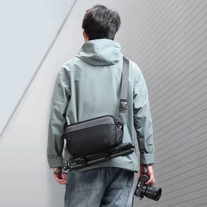 Ulanzi B120 10L Waterproof Camera Sling Bag - Lightweight DSLR Shoulder Bag for Photographers, Travel & Hiking Gear - Perfect for Outdoor Adventures, Street Photography & Daily Commute