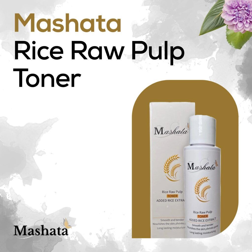 Raw Rice Toner for Hydrating Skin - 3.38oz | Korean Skincare with Natural Extracts | Perfect for Daily Refreshment