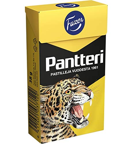 Fazer Pantteri Licorice Pastilles - 80 Boxes of 38g Each | Delicious Finnish Candy for Office Snacks, Party Favors & Sweet Treats