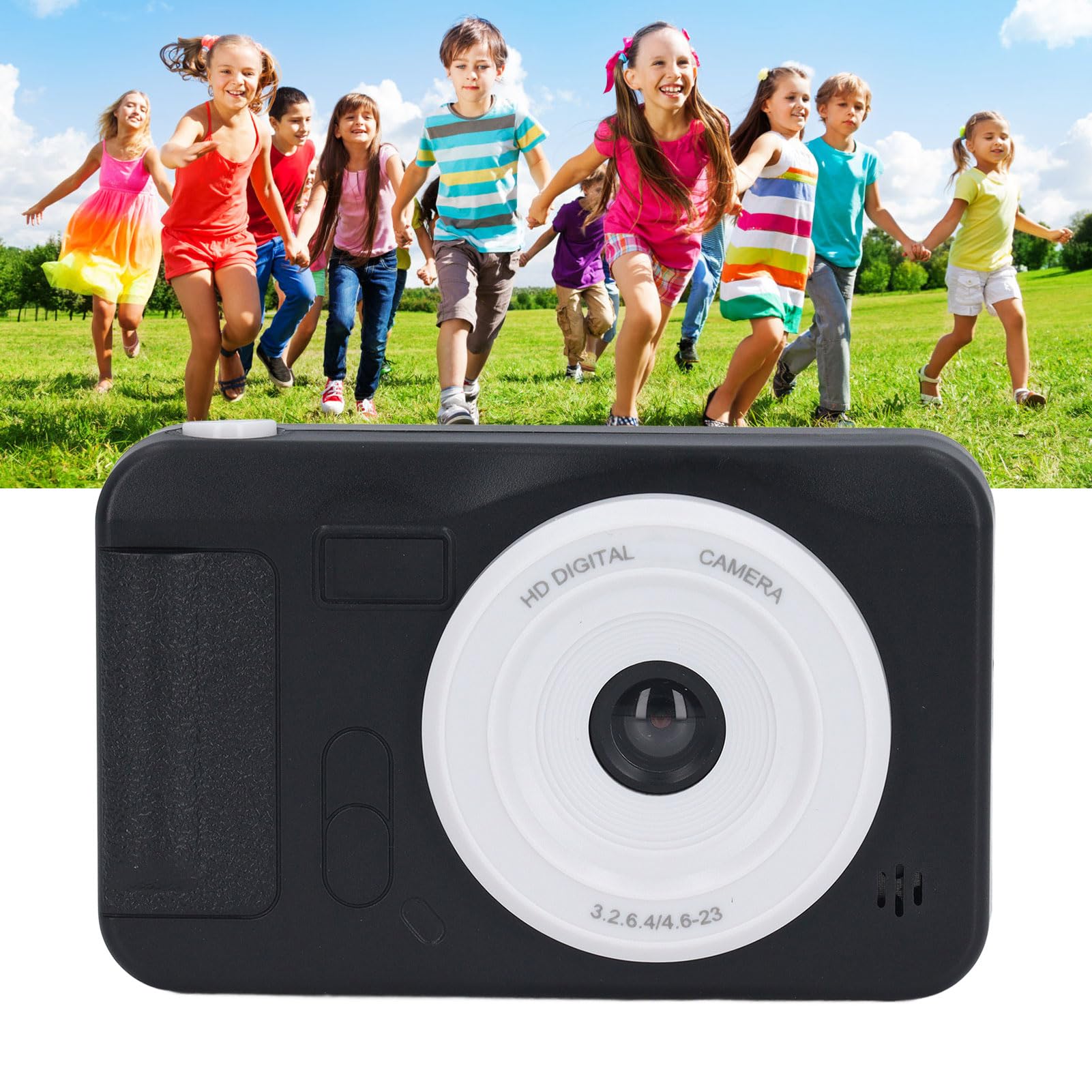 4K HD Digital Camera with 8X Zoom Autofocus - Compact Point and Shoot Camera for Kids, Teens & Beginners - Perfect for Travel, Birthday Gifts & Family Photography (Black)