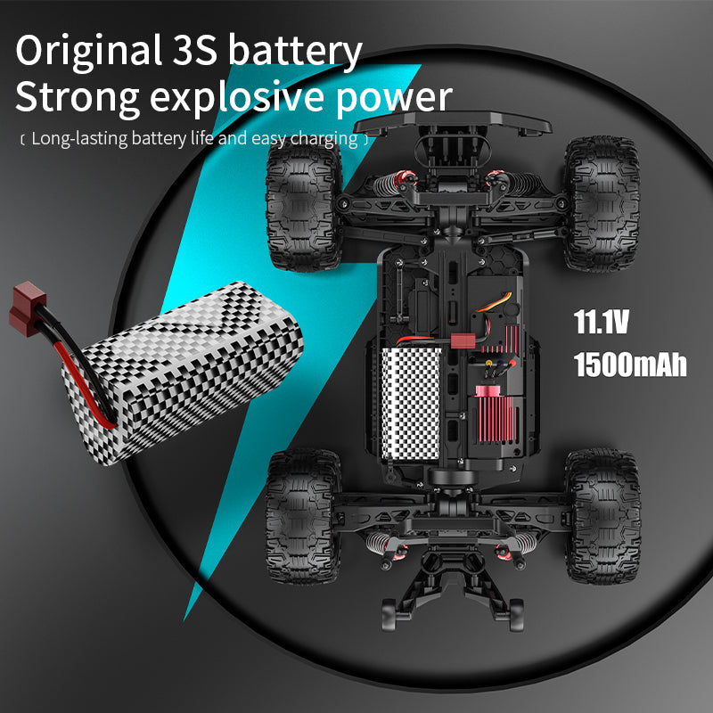 KFPLAN KF10 1/10 Scale Brushless RC Car - 4WD High Speed Remote Control Racing Car 50km/h - Perfect for Off-Road Racing, Backyard Driving & RC Hobby Enthusiasts