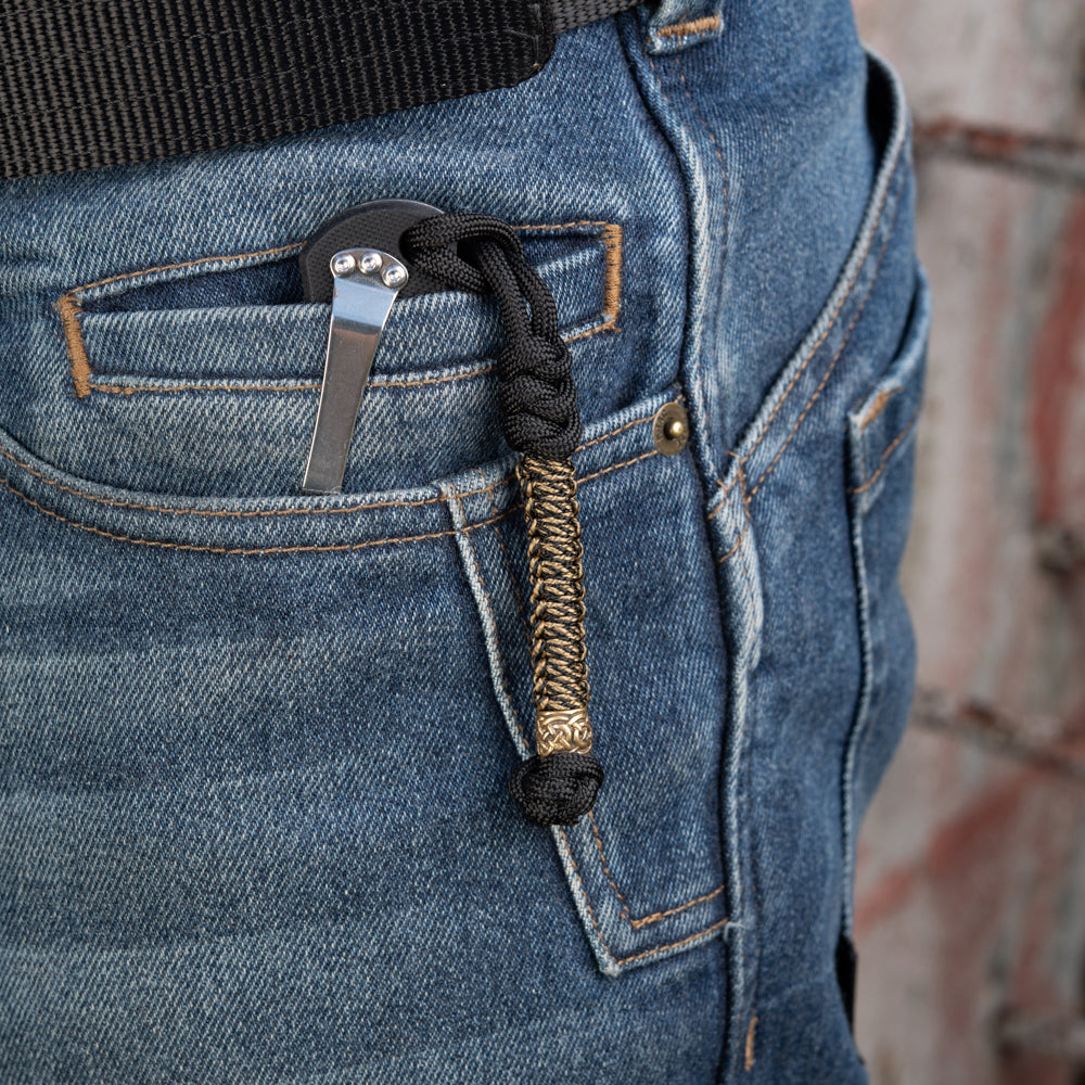 M Tac Knife Lanyard - Scandinavian Style Tactical Knife Lanyard for Outdoor Survival, Camping, and Hunting Accessories | Durable Paracord Knife Lanyard for EDC, Bushcraft, and Military Use