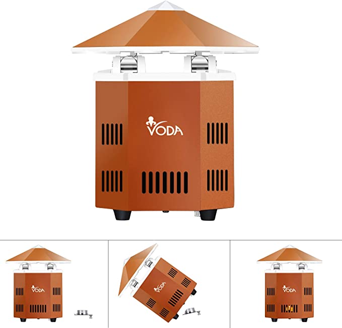 VODA Heat Powered LED Candle Lamp - Adjustable Thermal Lantern for Home Decor, Eco-Friendly Indoor Outdoor Lighting - Perfect for Bedroom, Patio, Camping & Emergency Use