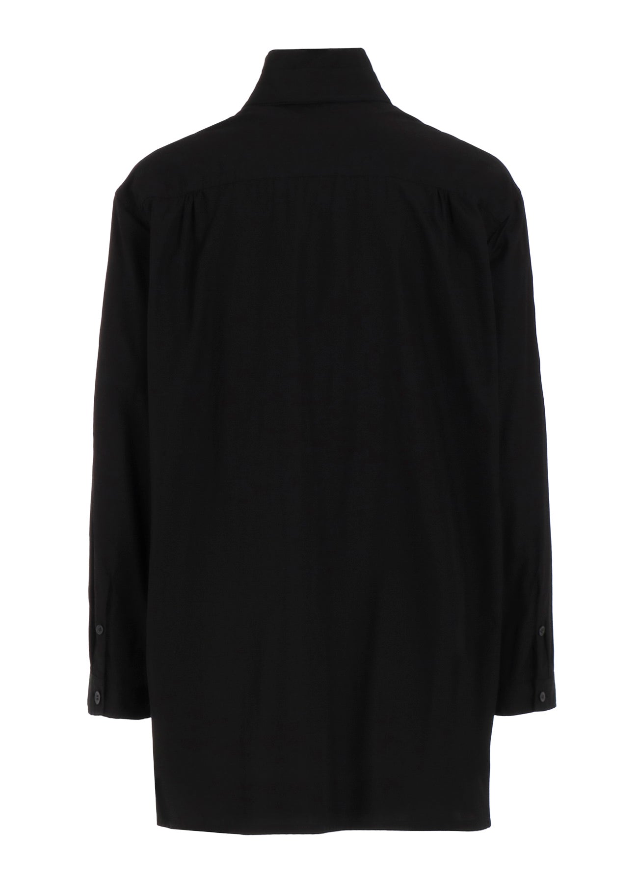 Chain Stitch Broad Spare Triple Collar Blouse - Elegant Women's Fashion Top for Casual Wear, Office & Parties