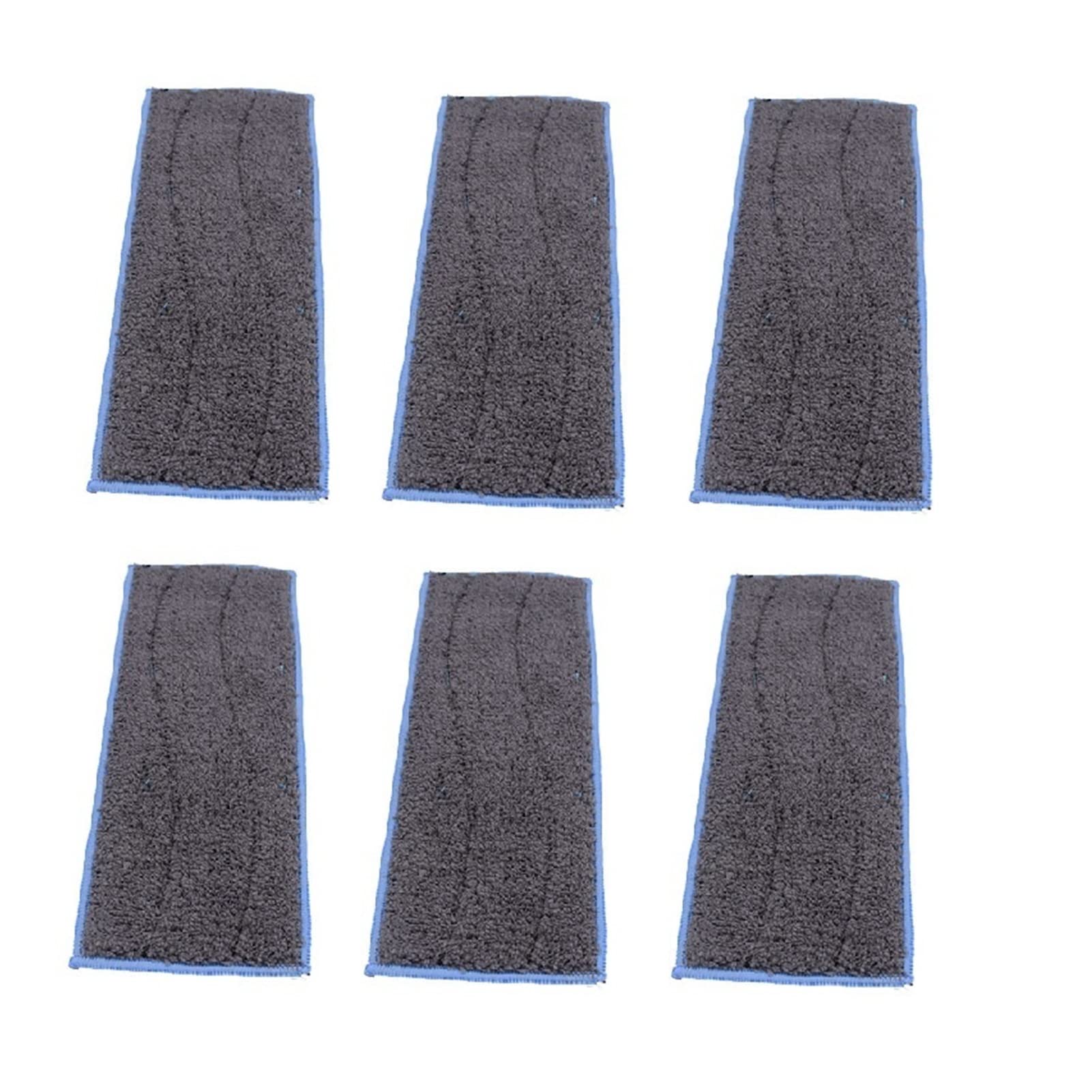 6 Pack Washable Wet Mopping Pads for iRobot Braava Jet M6 - Reusable Vacuum Cleaner Accessories, Floor Cleaning Pads Replacement - Perfect for Hardwood, Tile & Laminate Floors