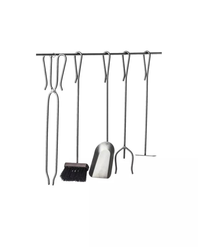 Eldverktyg Smide - High-Quality Round Iron Fire Fork for Blacksmithing & Outdoor Cooking | Perfect for Forging, Campfires & BBQ