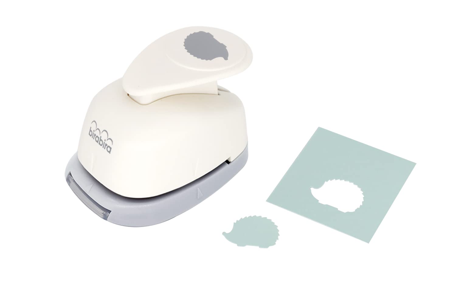 Bira Craft 1 Inch Hedgehog Shape Lever Action Hole Punch - Scrapbooking & Paper Crafting Tool for DIY Cards, Journals, and School Projects