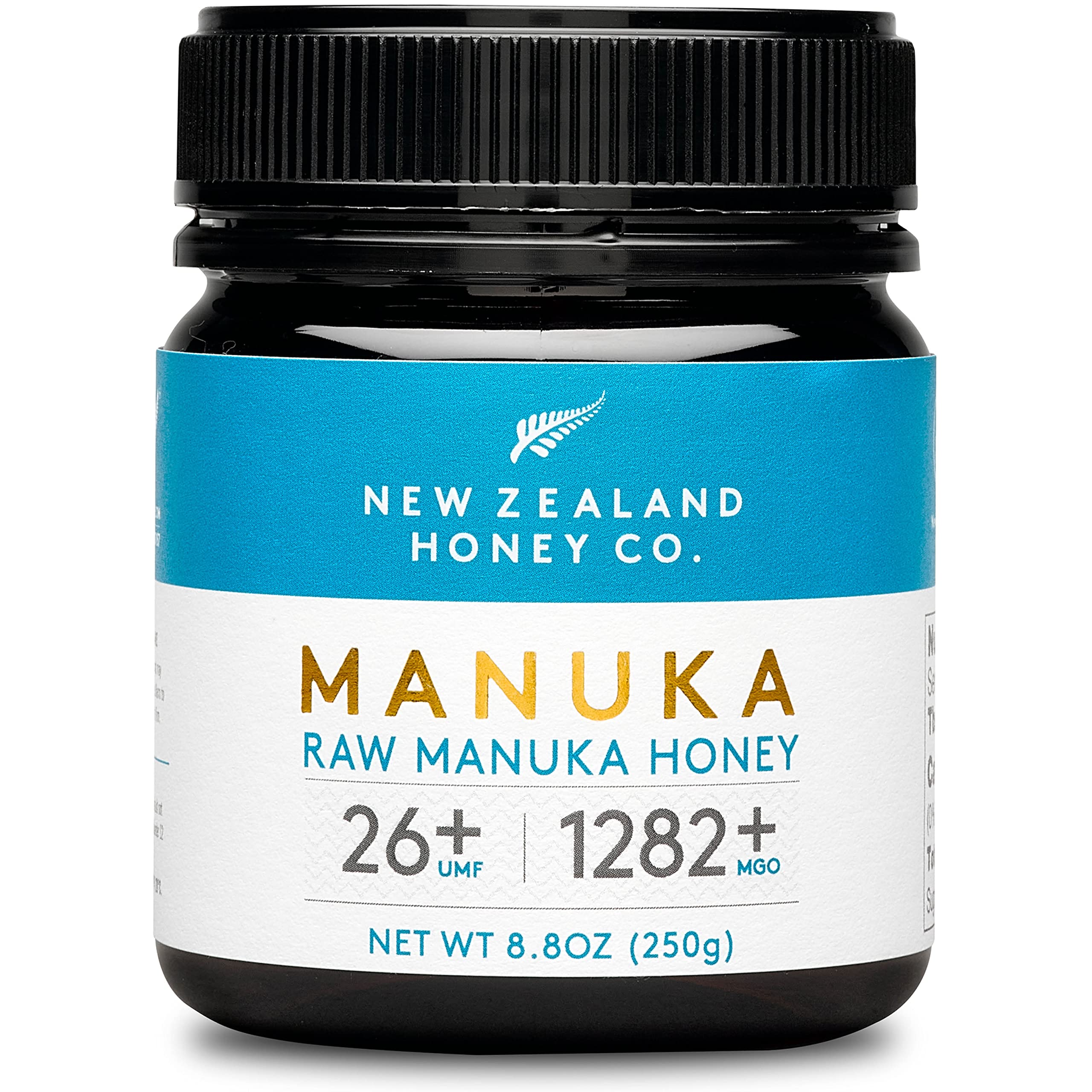 UMF 26+ Manuka Honey 8.8oz - Authentic New Zealand, MGO 1282+ | Perfect for Tea & Wellness