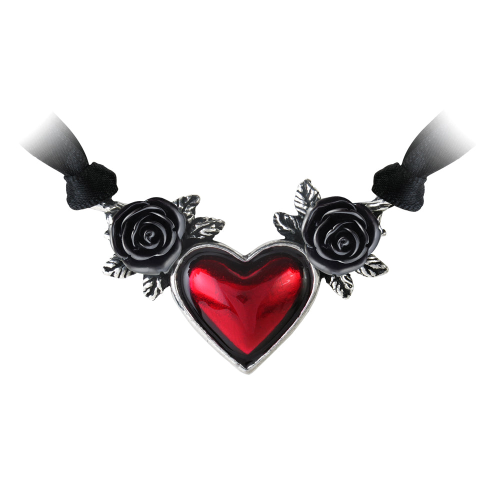 Blood Heart Necklace for Women - Elegant Gothic Jewelry Gift for Valentine's Day, Anniversary & Romantic Occasions | Perfect for Date Nights, Weddings & Special Moments