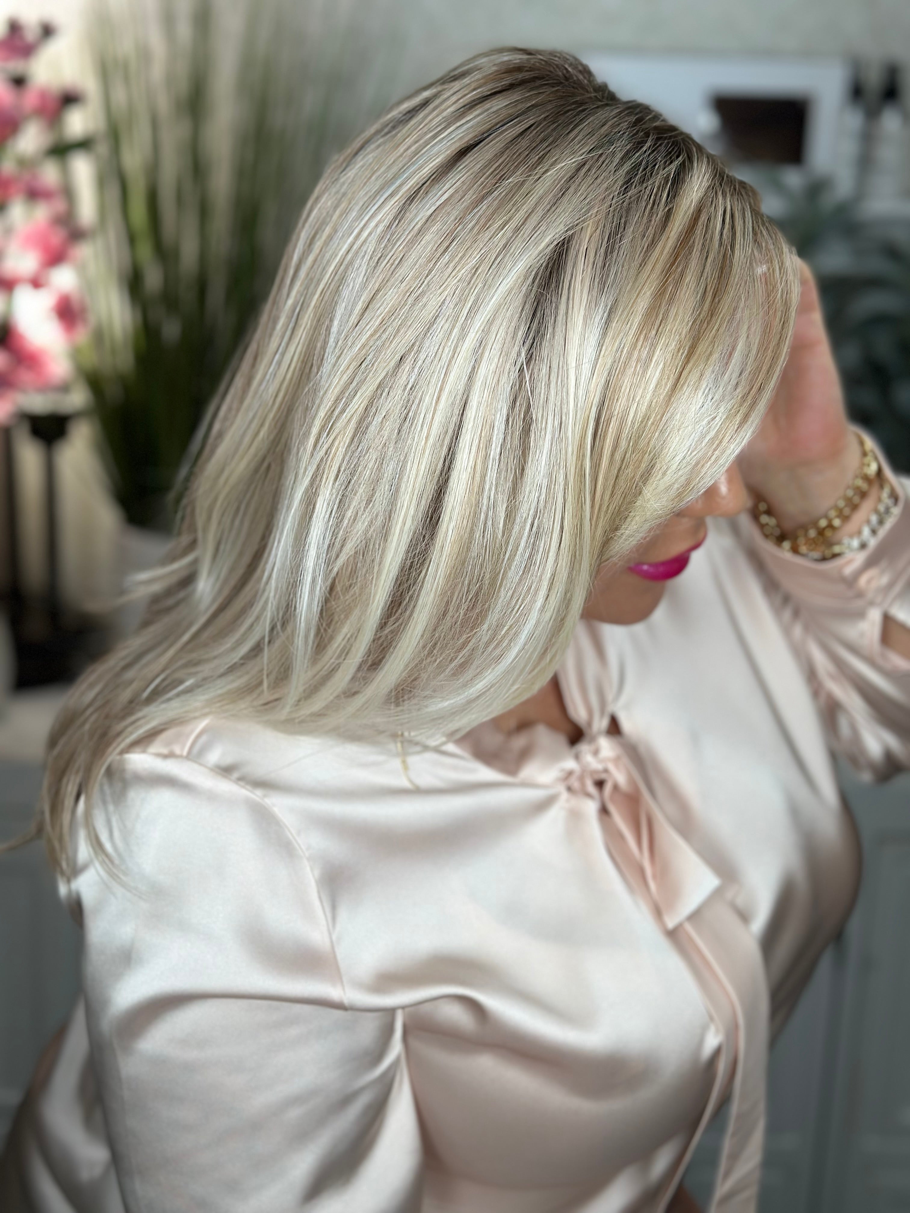 EVERYDAY ELEGANCE Neutral Sand Blonde Hair Extensions - Premium Quality Human Hair for Natural Look | Perfect for Daily Wear, Special Occasions & Styling