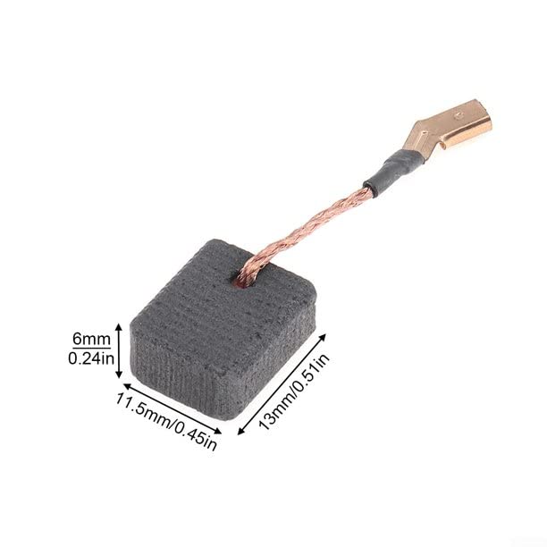 2-Pack Carbon Brushes N257540 Replacement for DeWalt DWE402 DWE402N DWE402W DWE402K Angle Grinder - Perfect for Woodworking, Metal Cutting & DIY Projects