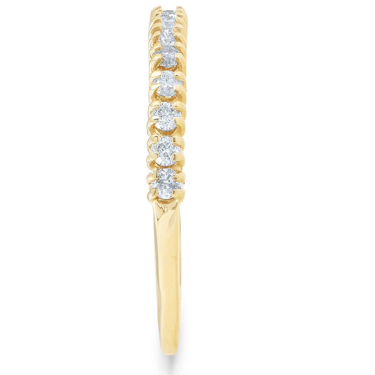 10K Yellow Gold Diamond Ring for Women - Elegant Wedding, Engagement & Anniversary Jewelry Gift