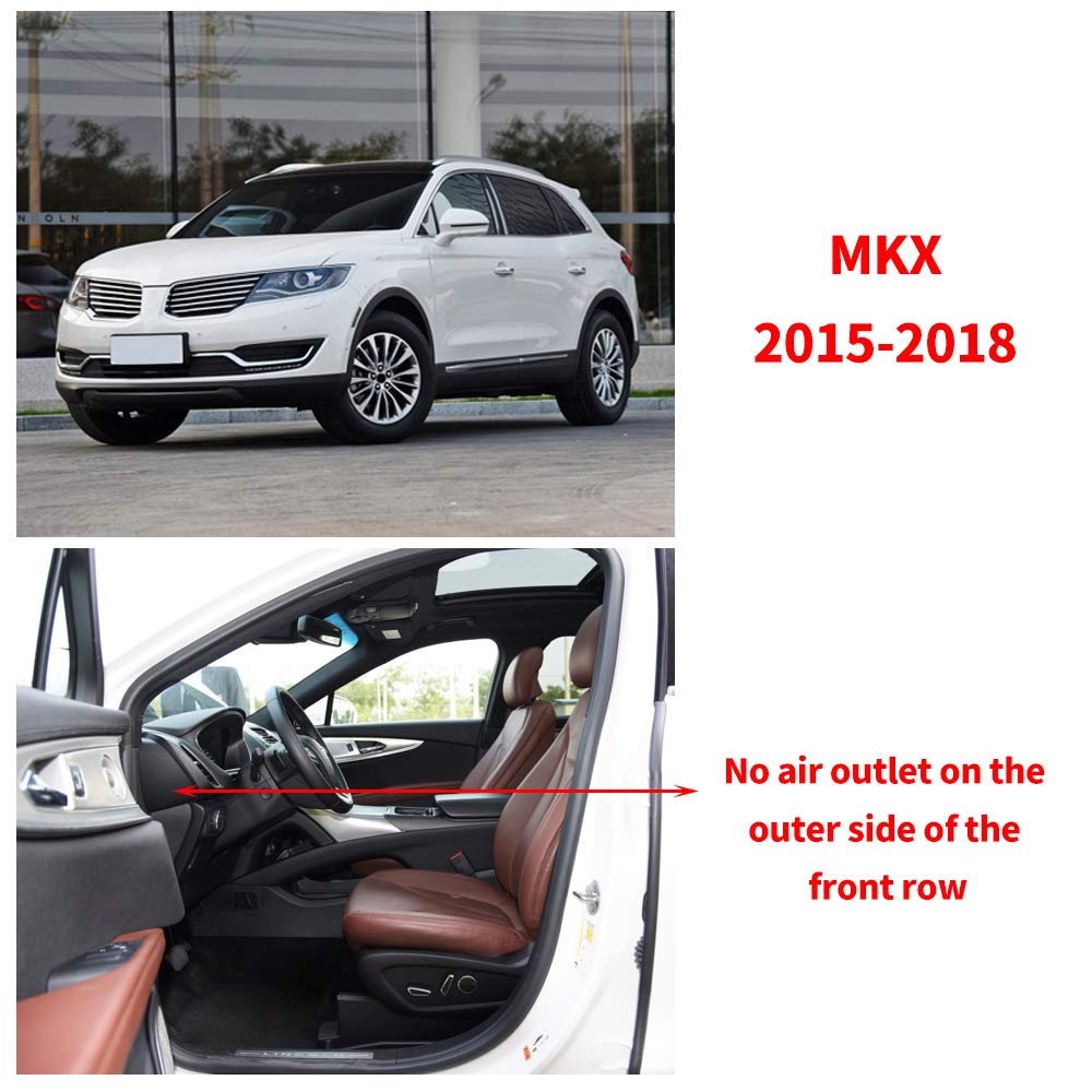 Custom Fit All-Weather Floor Mats for Lincoln MKX 2015-2018 - Heavy Duty Non-Slip Black Car Floor Liners with Full Coverage Protection - Perfect for Winter, Rainy Days & Off-Road Adventures