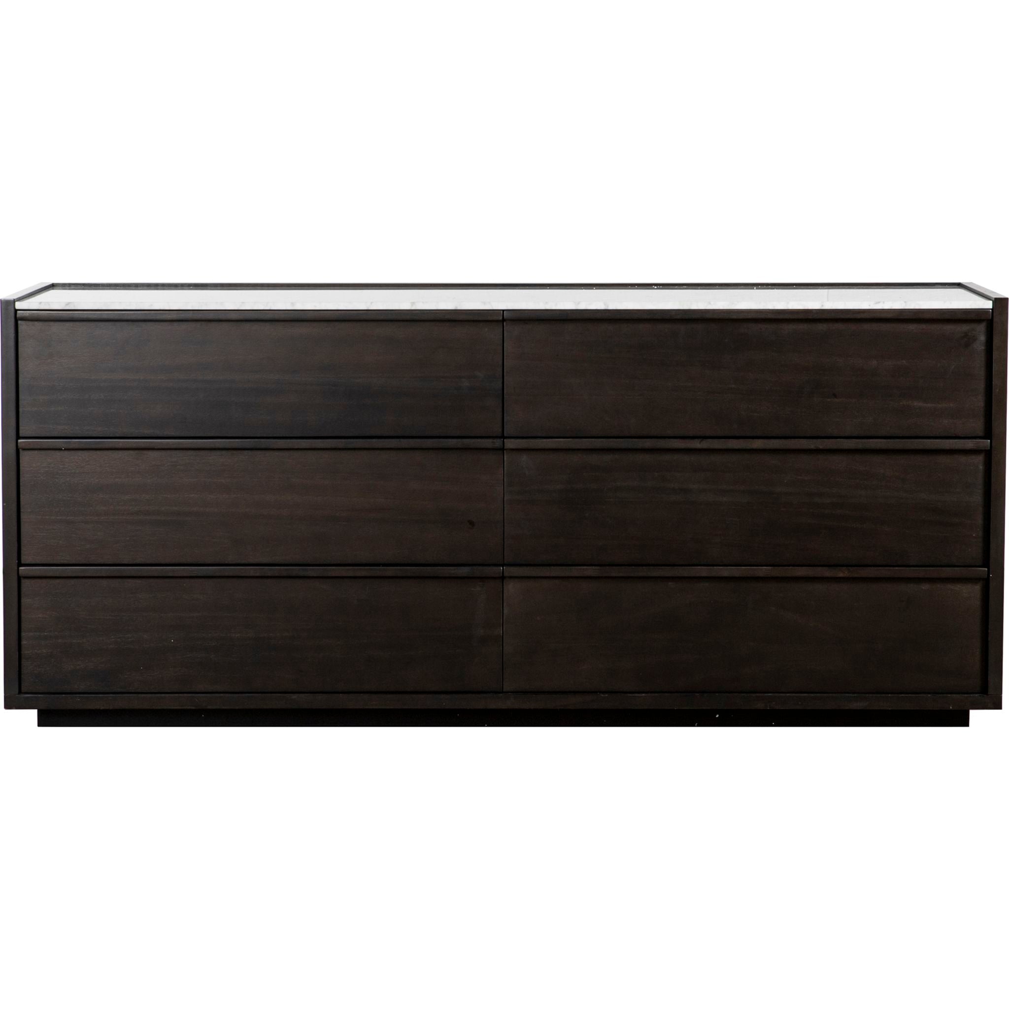 Ashcroft Dresser - Dark Grey 5-Drawer Chest for Bedroom & Closet Organization | Modern Storage Solution for Home & Office