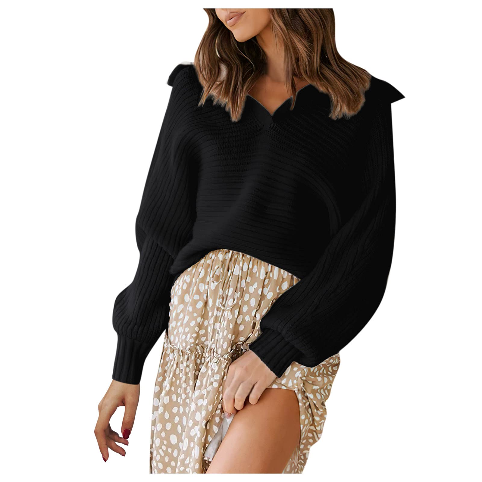 Women's Cardigan Sweaters - Cozy Knitted Pullover for Autumn & Winter | Fashion Casual Long Sleeve Open Front Cardigan | Perfect for Office, Date Night & Weekend Outfits