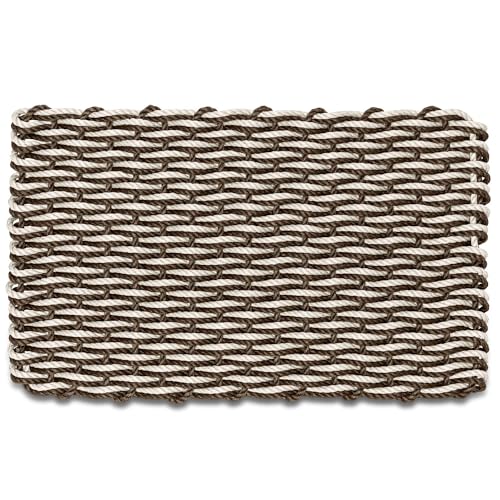 Brown and Light Tan Double Weave