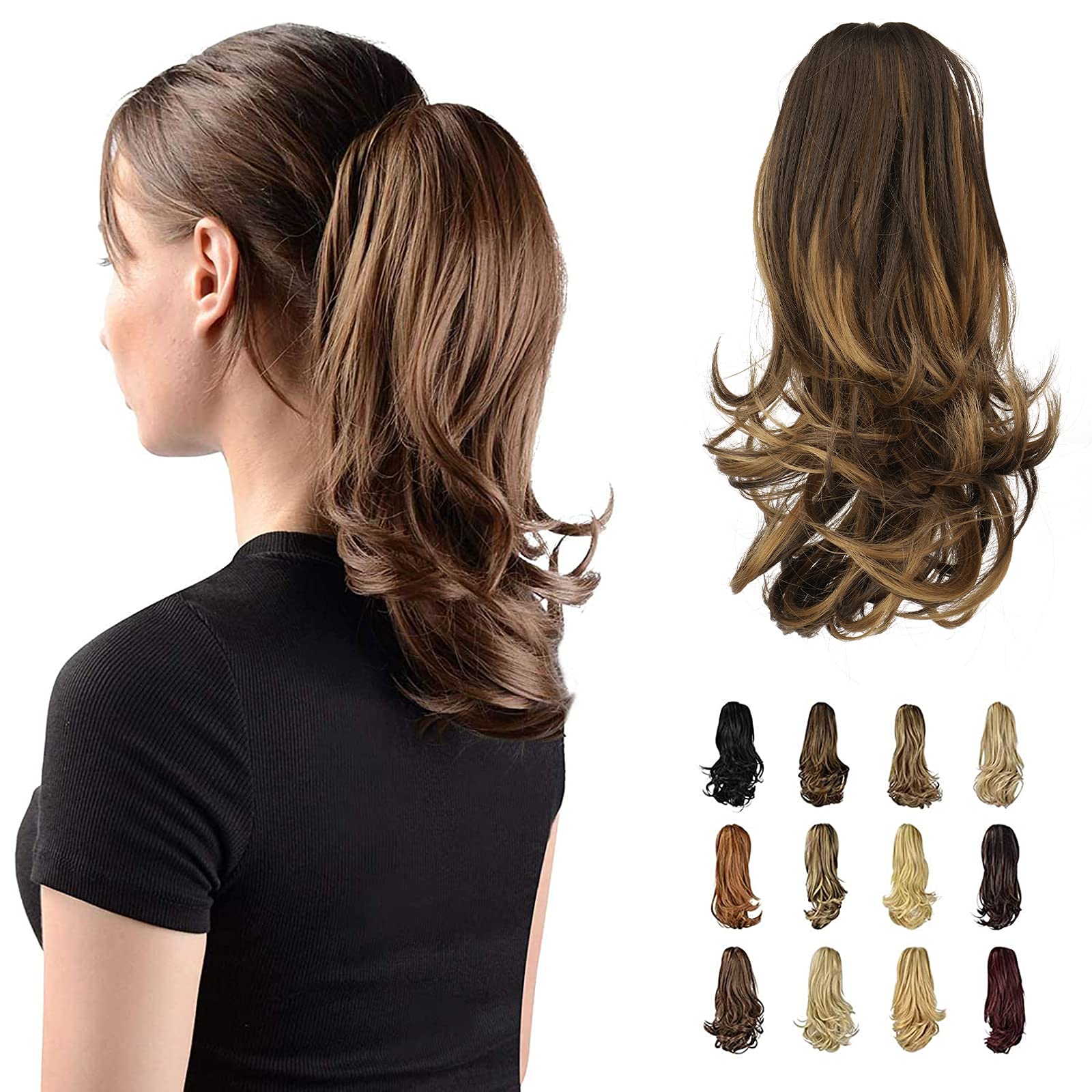 Clip-In Synthetic Claw Hair Extension - 13