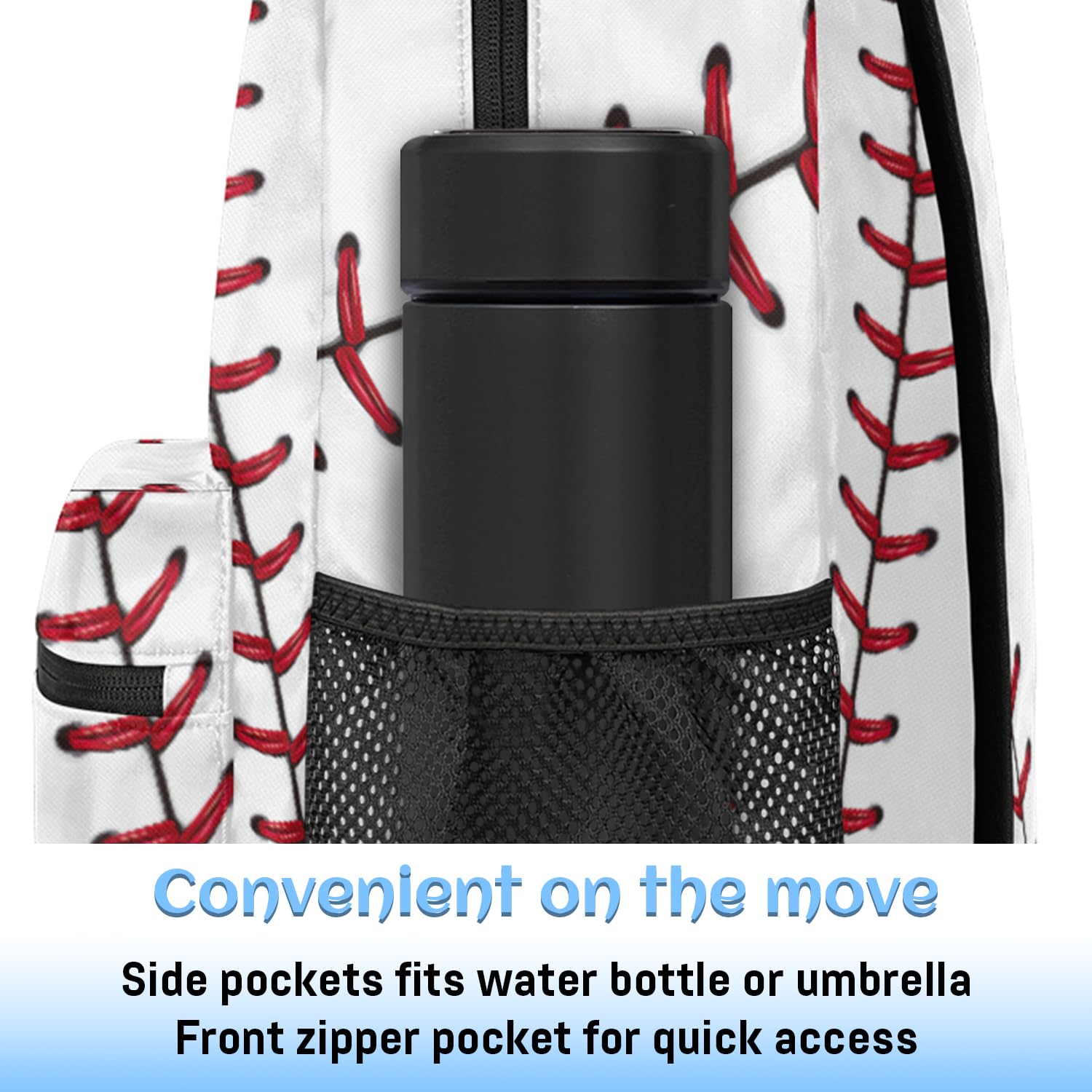 **Baseball Backpack for Women & Men - Durable School Bookbag for Kids, Girls & Boys - Laptop Computer Bag for Travel, Work & Casual Use - Perfect for School, Sports & Everyday Carry**