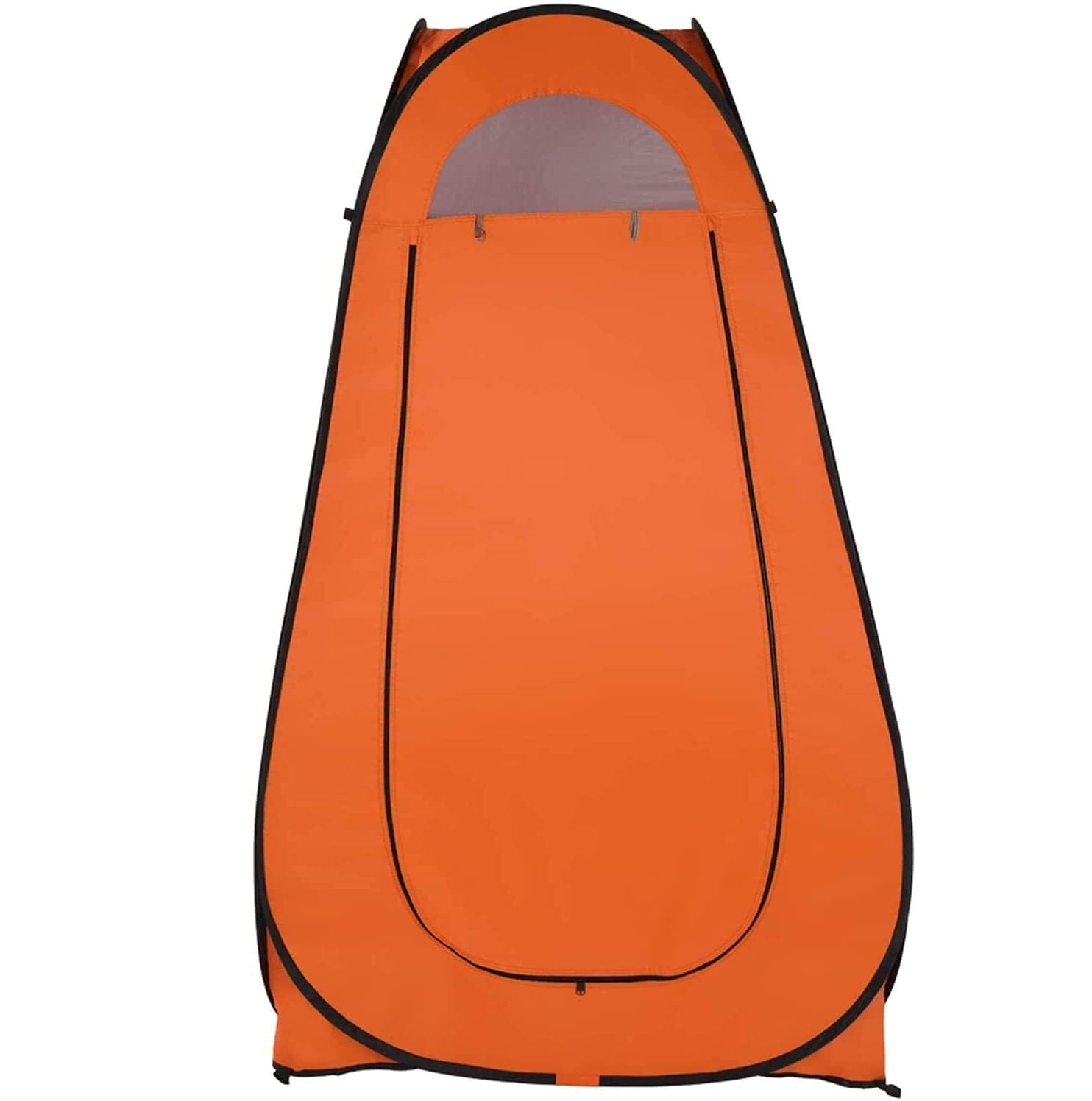 Pop Up Privacy Tent for Camping & Beach - Lightweight, Sturdy, Easy Setup & Foldable - Includes Carry Bag (Orange) - Perfect for Outdoor Toilet, Shower, Changing Room & Dressing Shelter